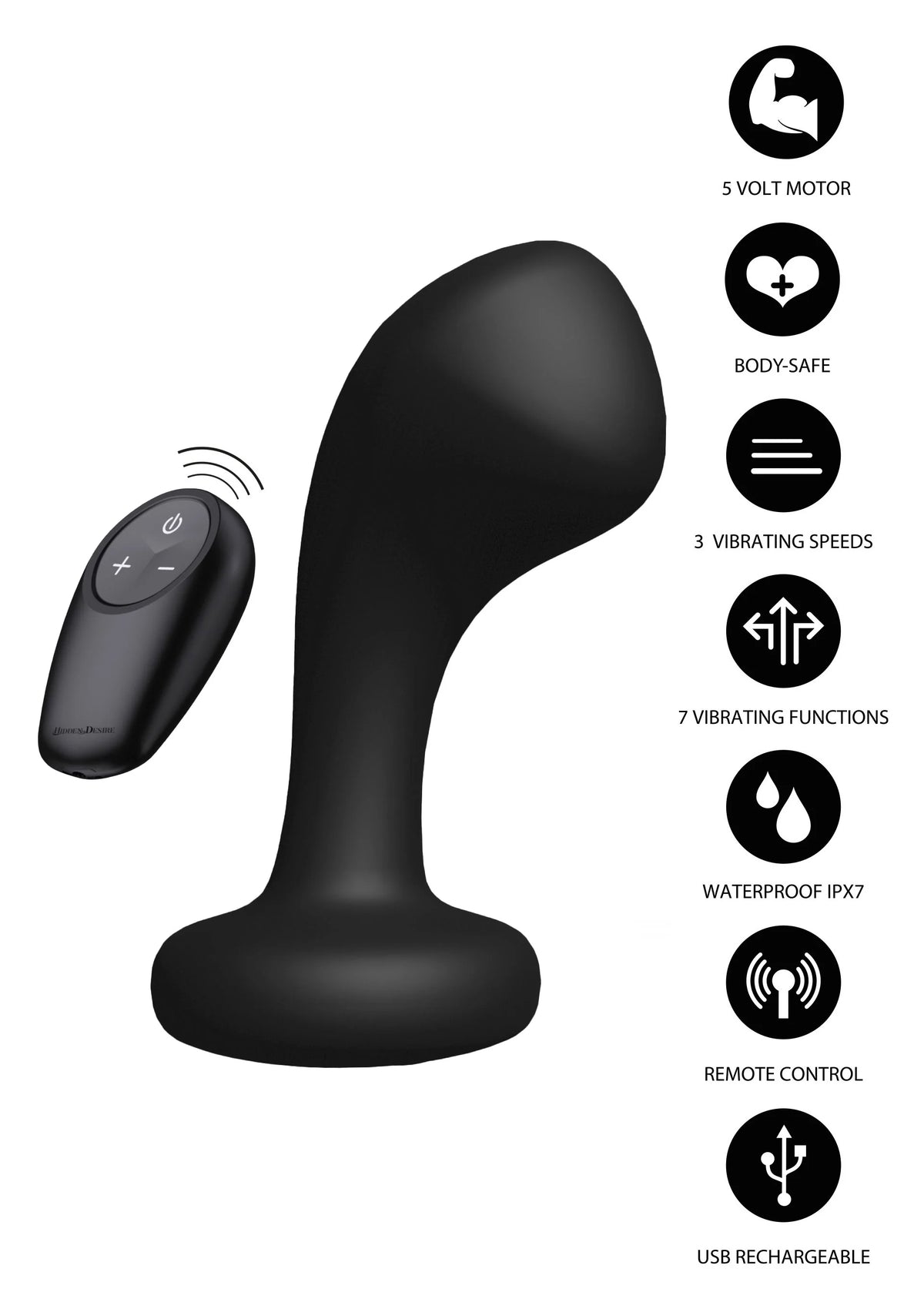 Bestel: Bullshead Power Anal Plug by Hidden Desire - bij Happytoys.nl, happytoys.be, Happytoys.ae: erotische sex webshop | liever Happy dan Easy βββββ