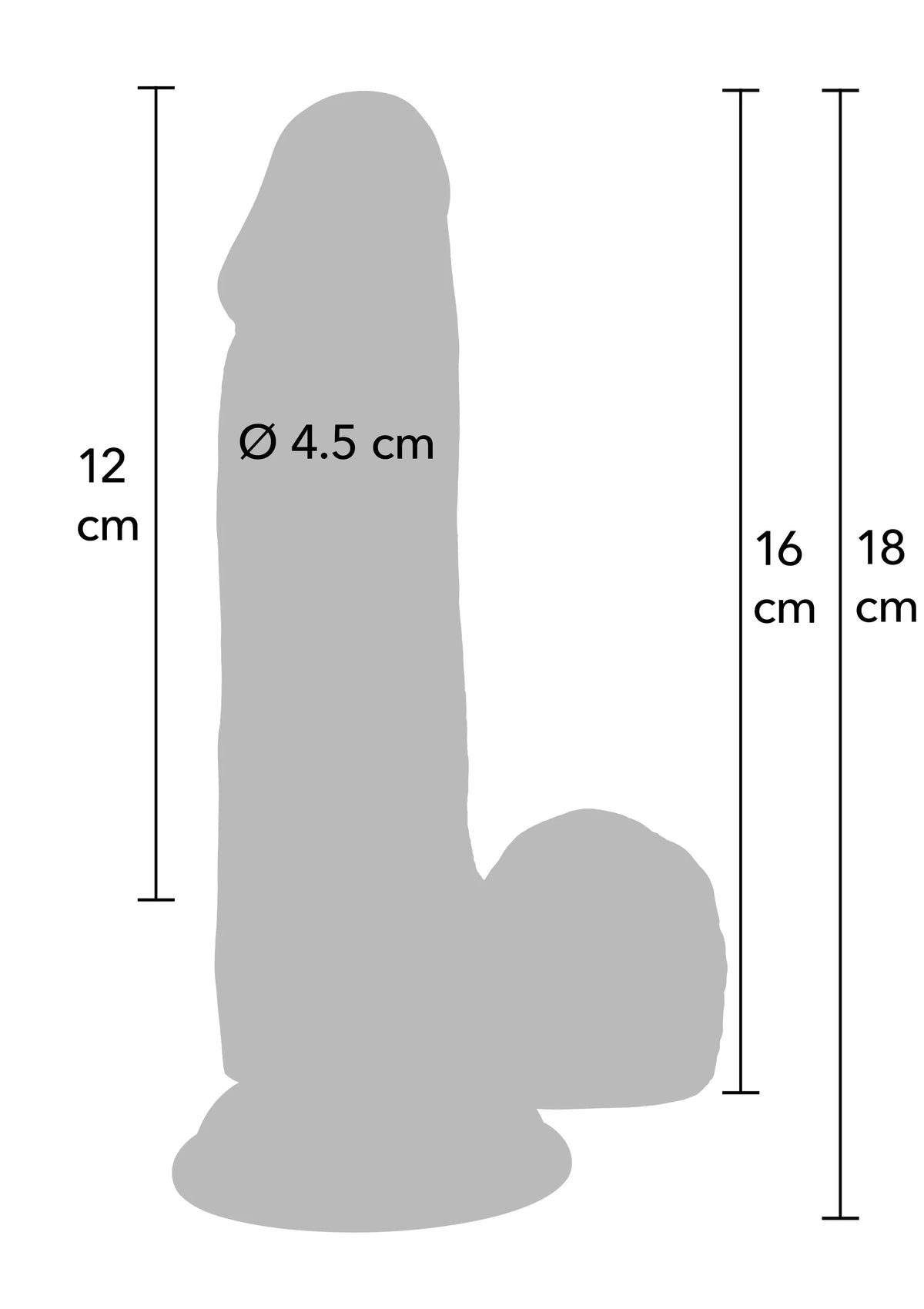 Bestel: Realistic Dildo PVC 16 cm by Hidden Desire - bij Happytoys.nl, happytoys.be, Happytoys.ae: erotische sex webshop | liever Happy dan Easy ⭐⭐⭐⭐⭐