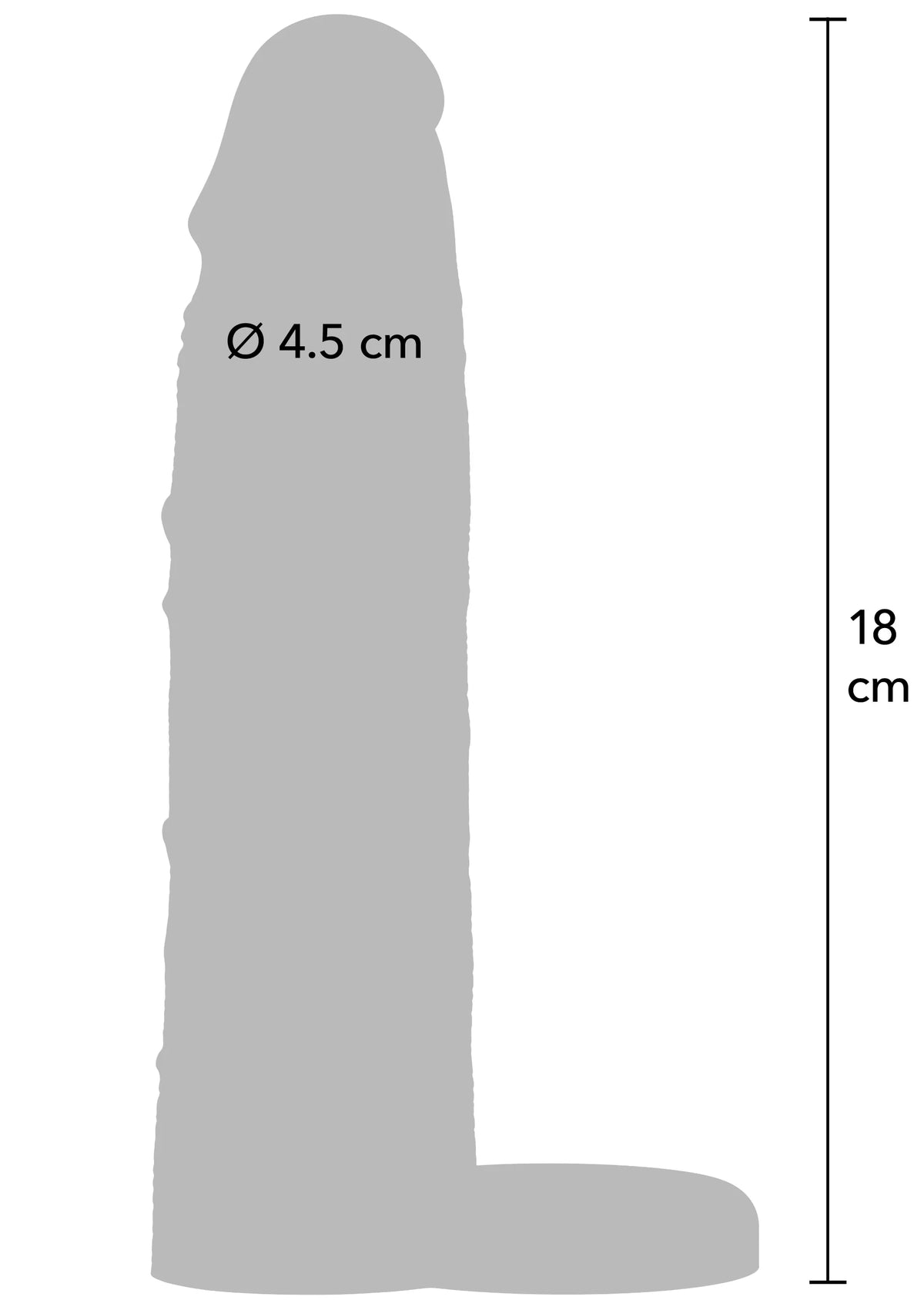 Bestel: Penis Sleeve Liquid Silicone Ring 18 cm - bij Happytoys.nl, happytoys.be, Happytoys.ae: erotische sex webshop | liever Happy dan Easy βββββ