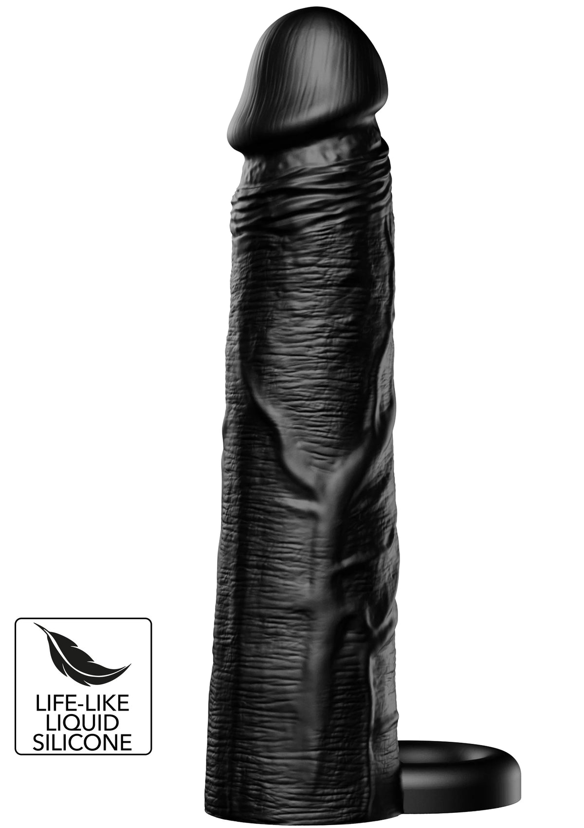 Bestel: Penis Sleeve Liquid Silicone Ring 20 cm - bij Happytoys.nl, happytoys.be, Happytoys.ae: erotische sex webshop | liever Happy dan Easy βββββ - Default Title - 20728 - BLACK