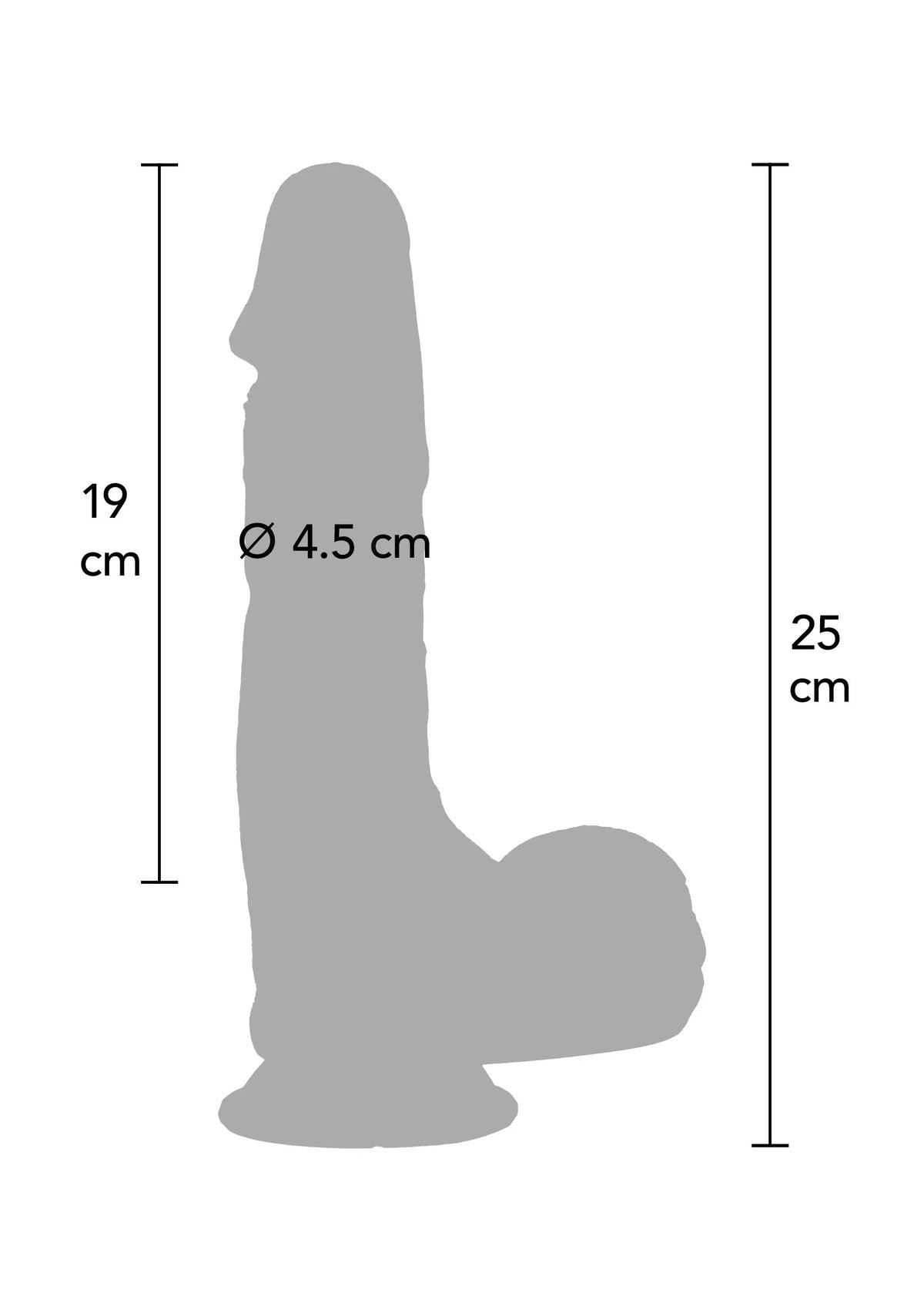 Bestel: Ultra Realistic Dildo Silicone 23 cm by Hidden Desire - bij Happytoys.nl, happytoys.be, Happytoys.ae: erotische sex webshop | liever Happy dan Easy āāāāā