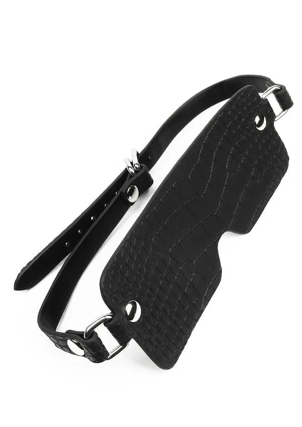 Bestel: Croc - Embossed Blindfold by Feros Avanza - bij Happytoys.nl, happytoys.be, Happytoys.ae: erotische sex webshop | liever Happy dan Easy βββββ
