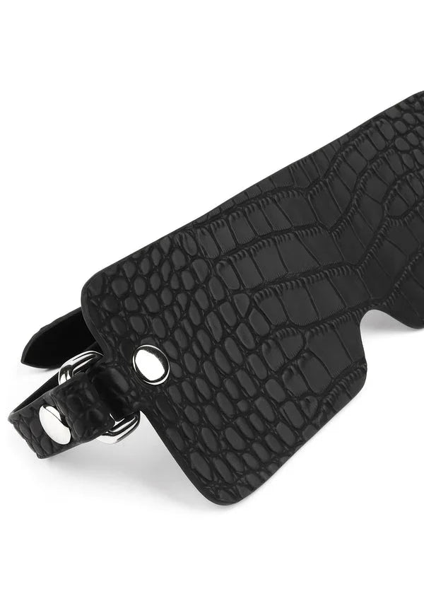 Bestel: Croc - Embossed Blindfold by Feros Avanza - bij Happytoys.nl, happytoys.be, Happytoys.ae: erotische sex webshop | liever Happy dan Easy βββββ