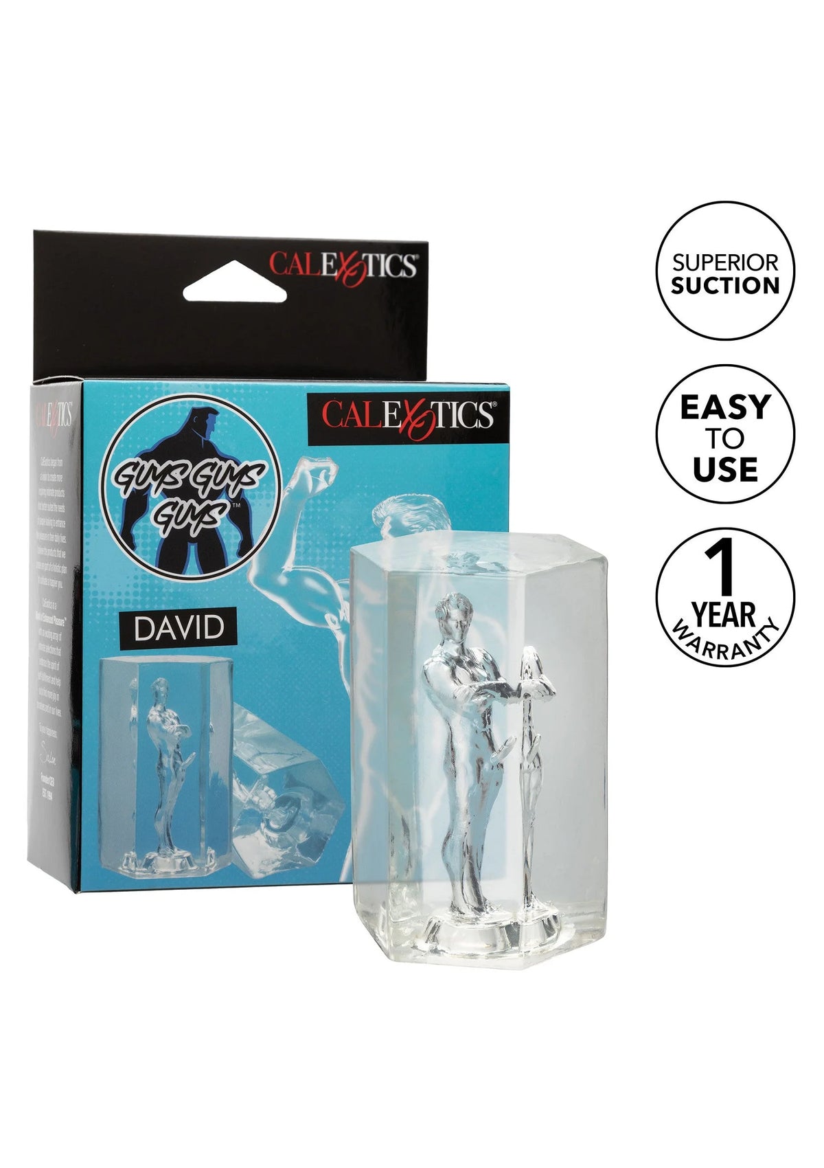 Bestel: Guys Guys Guys David by CalExotics - bij Happytoys.nl, happytoys.be, Happytoys.ae: erotische sex webshop | liever Happy dan Easy ⭐⭐⭐⭐⭐