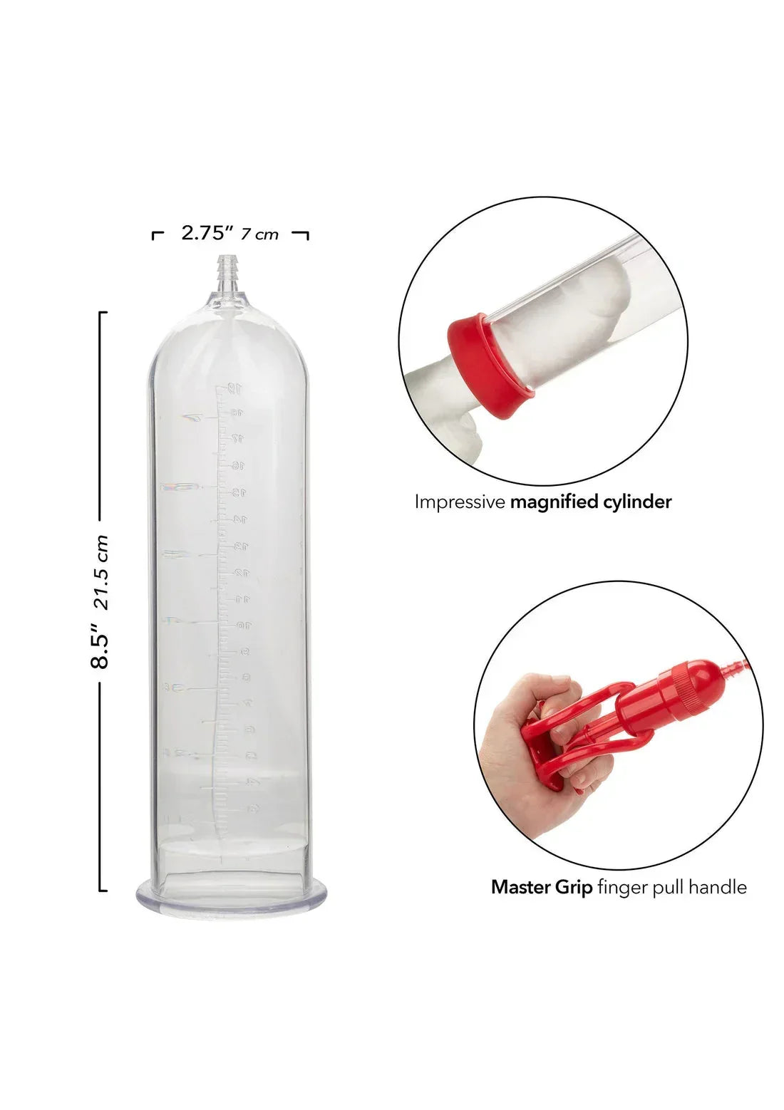 Bestel: Magnified Pump by CalExotics - bij Happytoys.nl, happytoys.be, Happytoys.ae: erotische sex webshop | liever Happy dan Easy βββββ