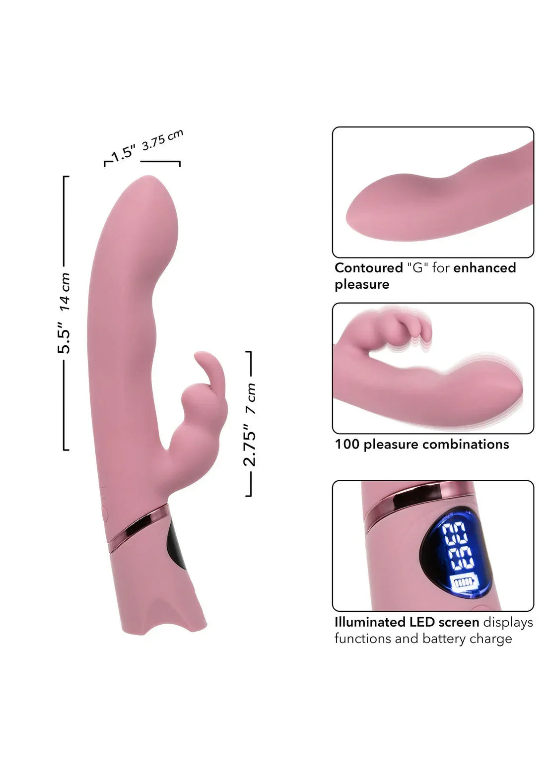Bestel: Orgasmatron Digital G - Bunny by CalExotics - bij Happytoys.nl, happytoys.be, Happytoys.ae: erotische sex webshop | liever Happy dan Easy ⭐⭐⭐⭐⭐