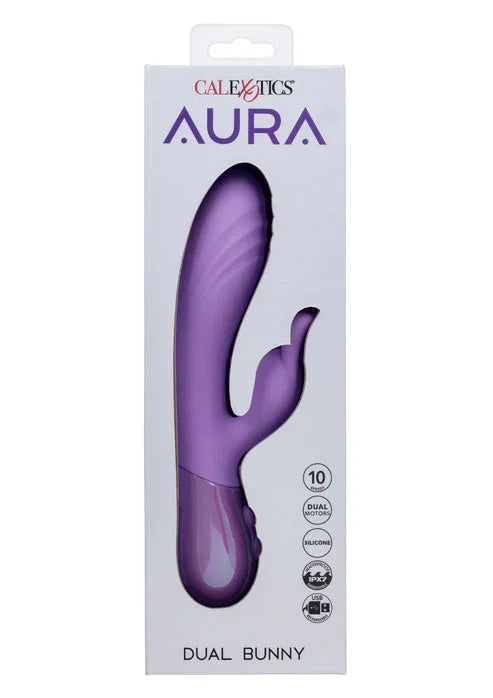Bestel: Dual Bunny Vibrator by CalExotics - bij Happytoys.nl, happytoys.be, Happytoys.ae: erotische sex webshop | liever Happy dan Easy ⭐⭐⭐⭐⭐