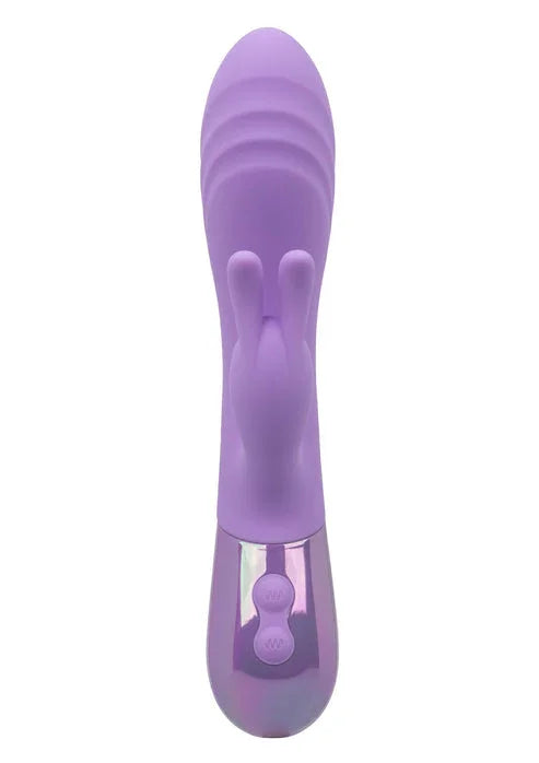 Bestel: Dual Bunny Vibrator by CalExotics - bij Happytoys.nl, happytoys.be, Happytoys.ae: erotische sex webshop | liever Happy dan Easy ⭐⭐⭐⭐⭐