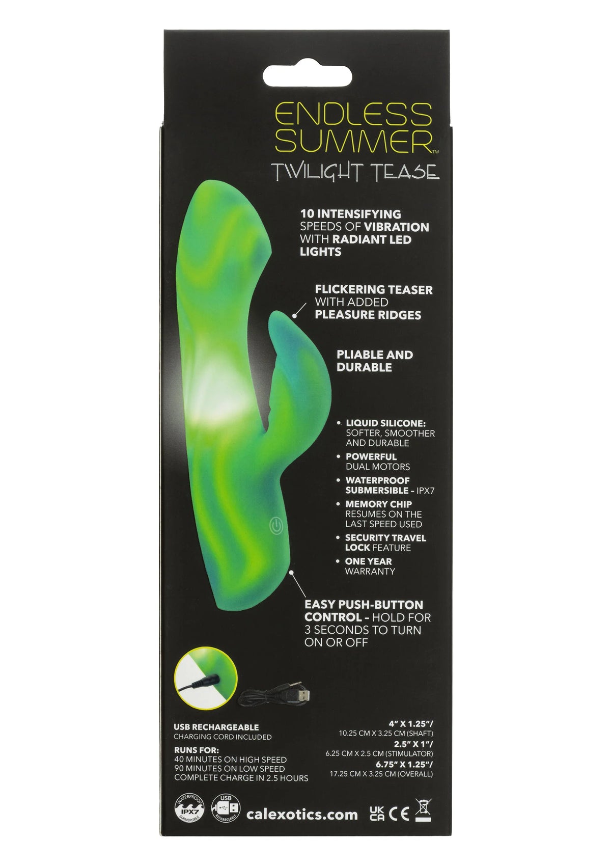 Bestel: Twilight Tease by CalExotics Endless Summer - vibrators bij Happytoys.nl, happytoys.be, Happytoys.ae: erotische sex webshop | liever Happy dan Easy βββββ