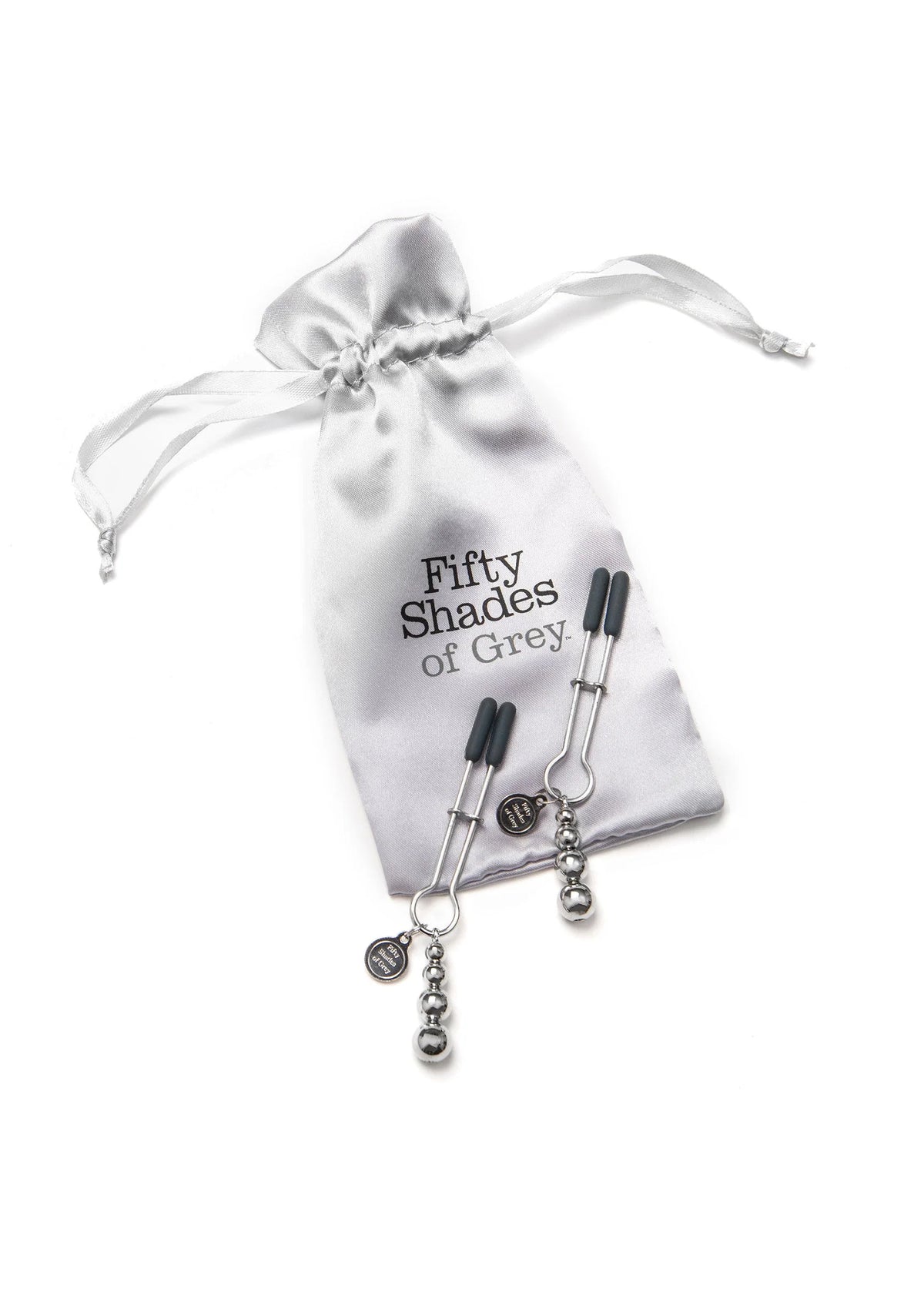 Bestel: The Pinch Adjustable Nipple Clamps by Fifty Shades of Grey - bij Happytoys.nl, happytoys.be, Happytoys.ae: erotische sex webshop | liever Happy dan Easy βββββ