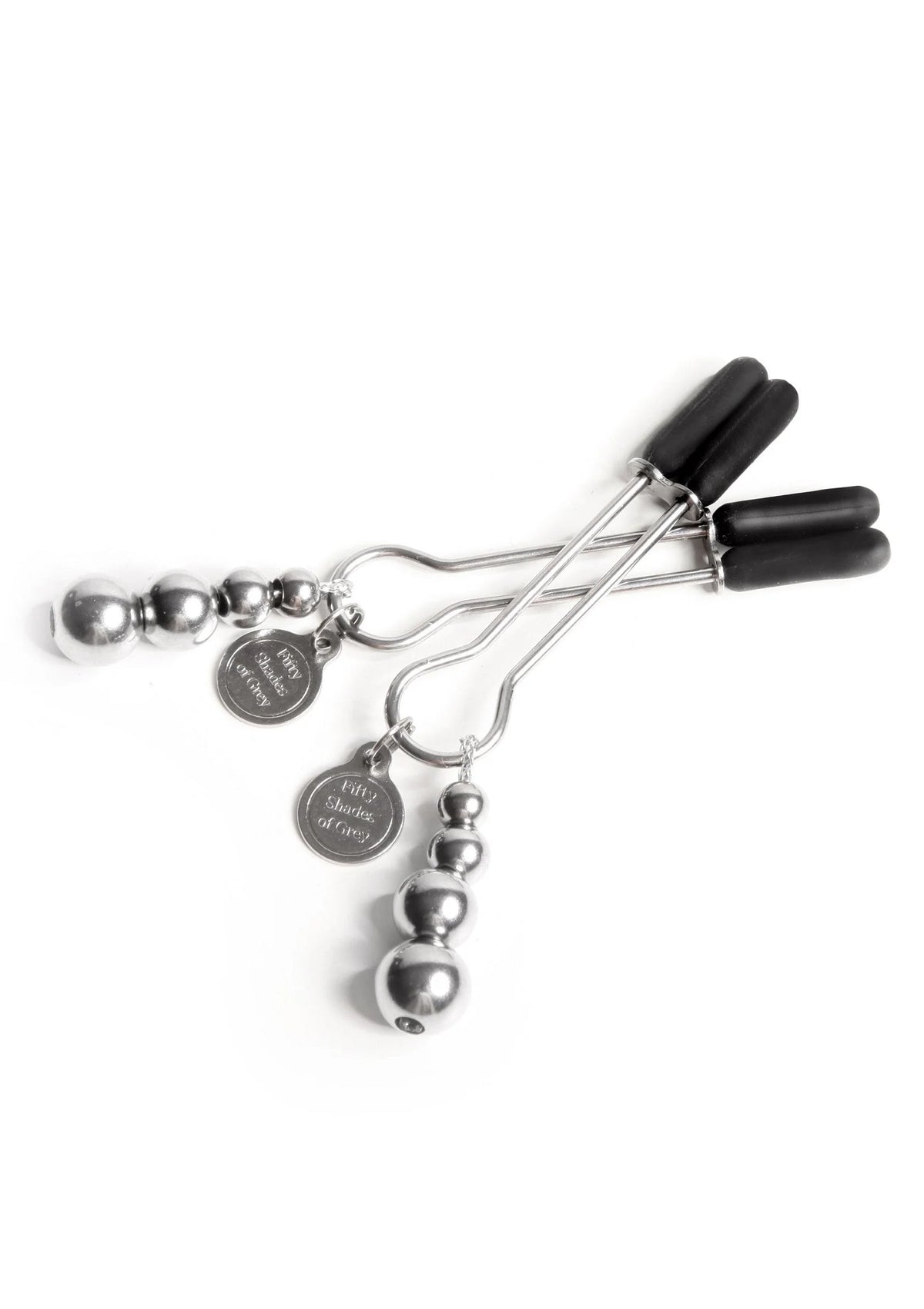 Bestel: The Pinch Adjustable Nipple Clamps by Fifty Shades of Grey - bij Happytoys.nl, happytoys.be, Happytoys.ae: erotische sex webshop | liever Happy dan Easy βββββ