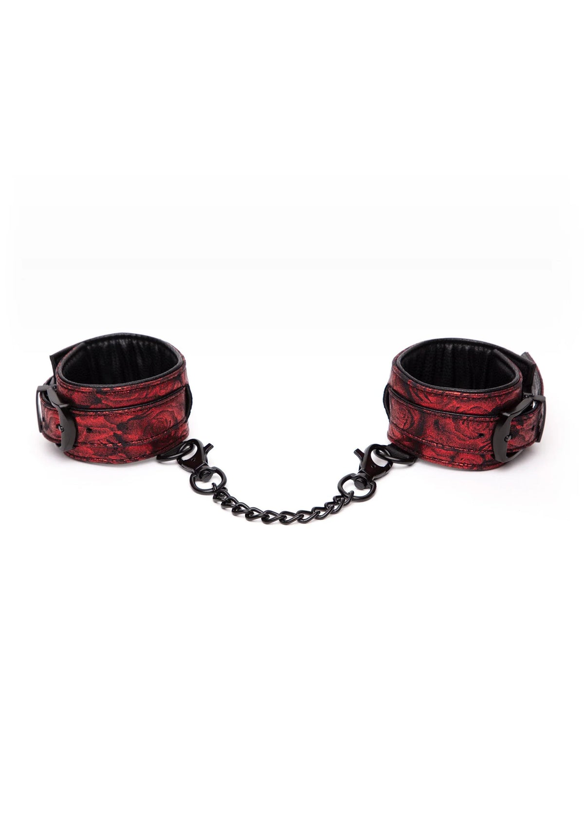 Bestel: Reverse PU Leather Wrist Cuffs by Fifty Shades Of Grey - bij Happytoys.nl, happytoys.be, Happytoys.ae: erotische sex webshop | liever Happy dan Easy ⭐⭐⭐⭐⭐