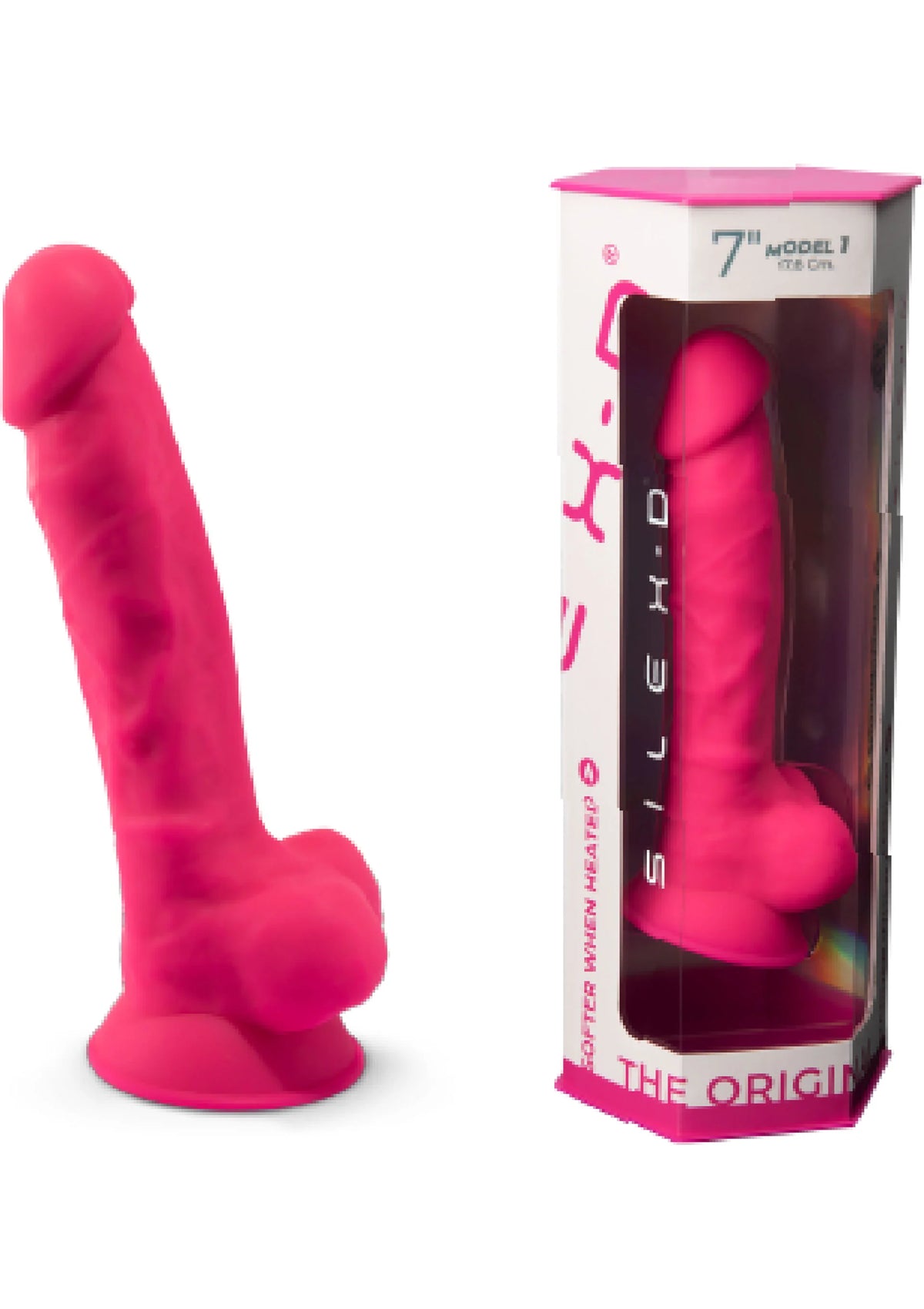 Bestel: Dildo Model 7 inch by Silex - D The Original - bij Happytoys.nl, happytoys.be, Happytoys.ae: erotische sex webshop | liever Happy dan Easy ⭐⭐⭐⭐⭐