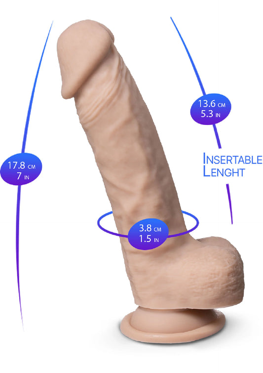 Bestel: Real Skin Dildo Model 1 - 7 inch - bij Happytoys.nl, happytoys.be, Happytoys.ae: erotische sex webshop | liever Happy dan Easy ⭐⭐⭐⭐⭐