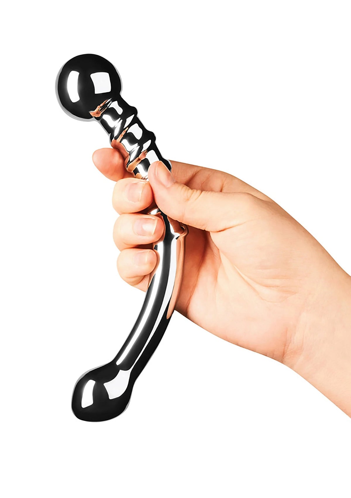 Bestel: Chrome Bow butplug by Le Wand - bij Happytoys.nl, happytoys.be, Happytoys.ae: erotische sex webshop | liever Happy dan Easy ⭐⭐⭐⭐⭐