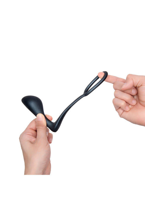 Bestel: B - Vibe Ringer Cock Ring & Plug by B - Vibe - bij Happytoys.nl, happytoys.be, Happytoys.ae: erotische sex webshop | liever Happy dan Easy ⭐⭐⭐⭐⭐
