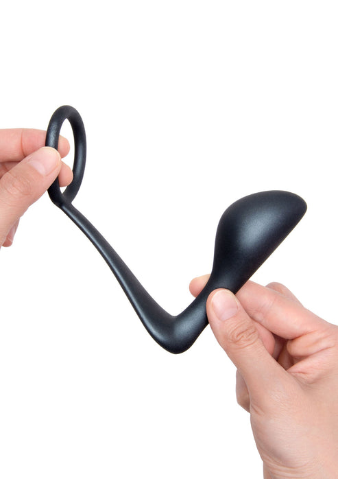 Bestel: B - Vibe Ringer Cock Ring & Plug by B - Vibe - bij Happytoys.nl, happytoys.be, Happytoys.ae: erotische sex webshop | liever Happy dan Easy ⭐⭐⭐⭐⭐