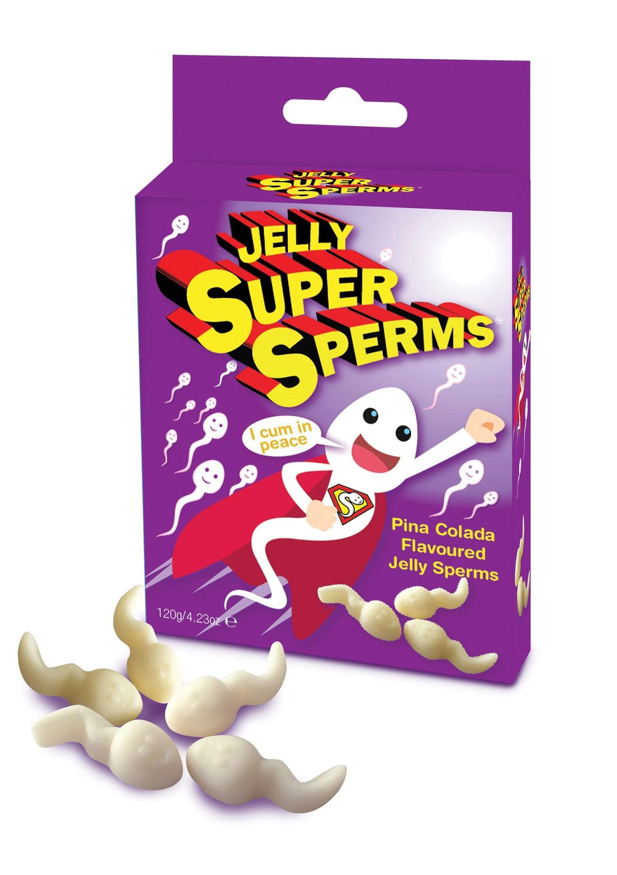 Bestel: Jelly Super Sperms - bij Happytoys.nl, happytoys.be, Happytoys.ae: erotische sex webshop | liever Happy dan Easy βββββ - Default Title - 37037 - WHITE