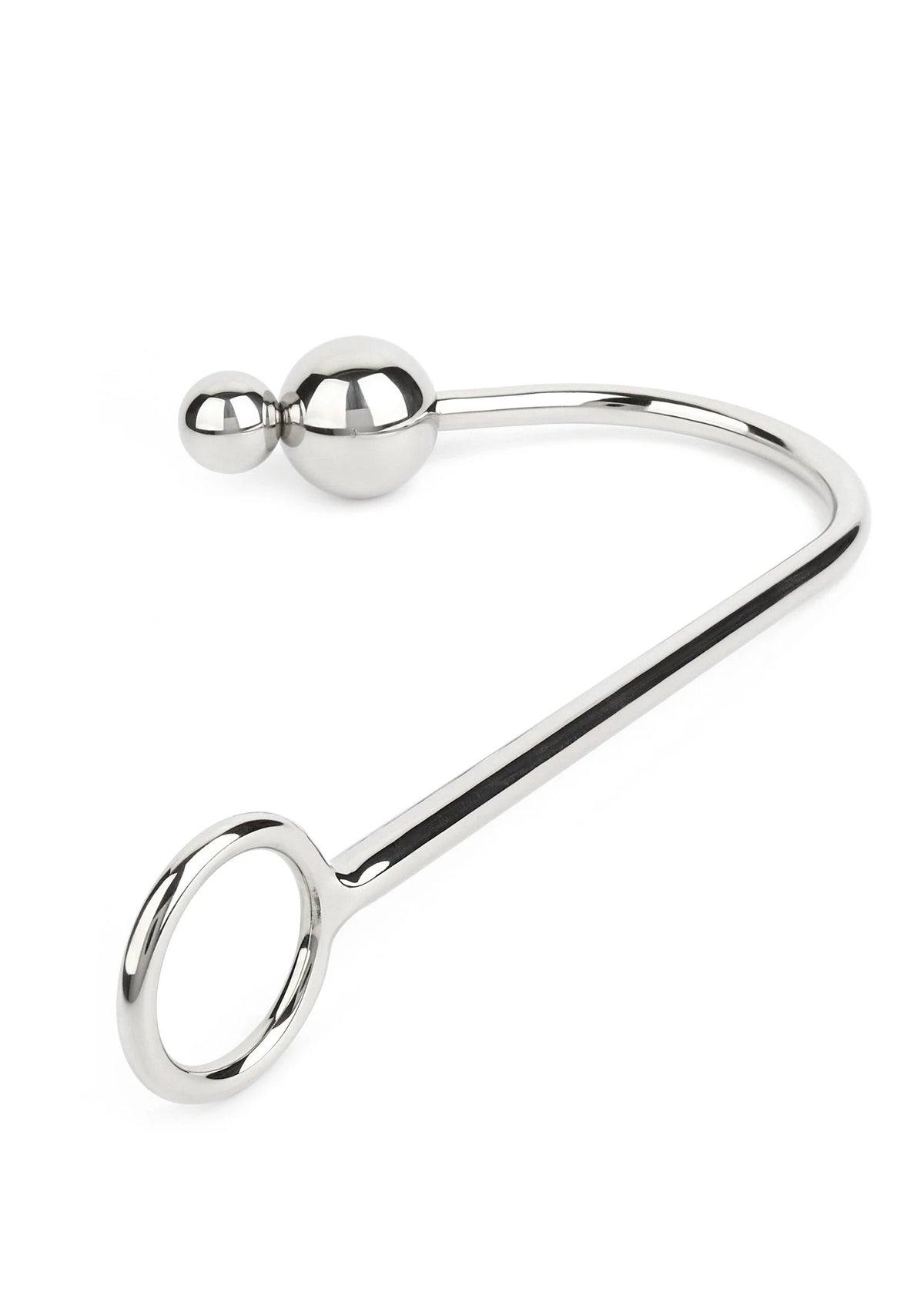 Bestel: Anal Hook Double Balls 25+40mm by Mr. Steel - bij Happytoys.nl, happytoys.be, Happytoys.ae: erotische sex webshop | liever Happy dan Easy βββββ