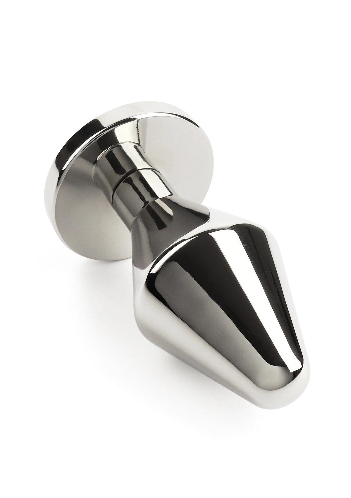 Bestel: Mr. Steel Classic Butt Plug Medium - bij Happytoys.nl, happytoys.be, Happytoys.ae: erotische sex webshop | liever Happy dan Easy ⭐⭐⭐⭐⭐ - Default Title - 38157 - SILVER