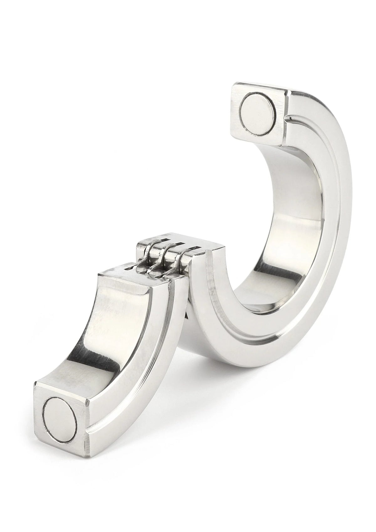 Bestel: Hinged Magnetic Cockring 40mm by Mr. Steel - bij Happytoys.nl, happytoys.be, Happytoys.ae: erotische sex webshop | liever Happy dan Easy βββββ