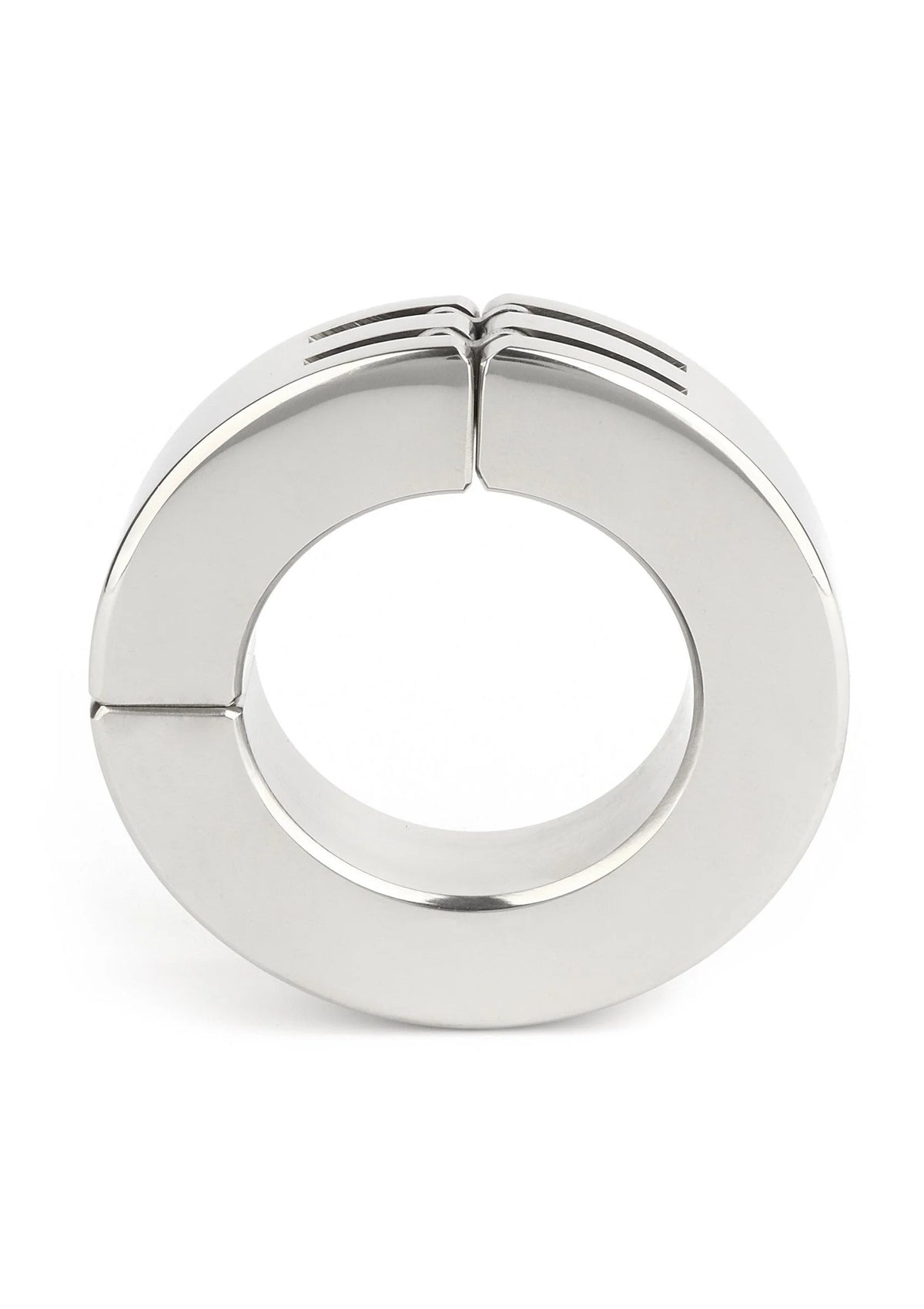 Bestel: Hinged Magnetic Cockring 45mm by Mr. Steel - bij Happytoys.nl, happytoys.be, Happytoys.ae: erotische sex webshop | liever Happy dan Easy ⭐⭐⭐⭐⭐