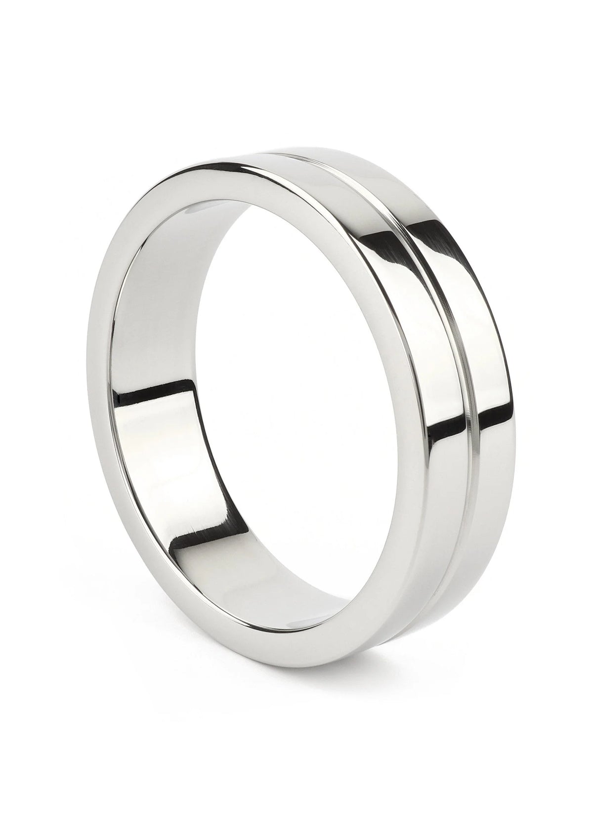Bestel: Single Grooved C - Ring 50mm - bij Happytoys.nl, happytoys.be, Happytoys.ae: erotische sex webshop | liever Happy dan Easy βββββ - Default Title - 38227 - SILVER