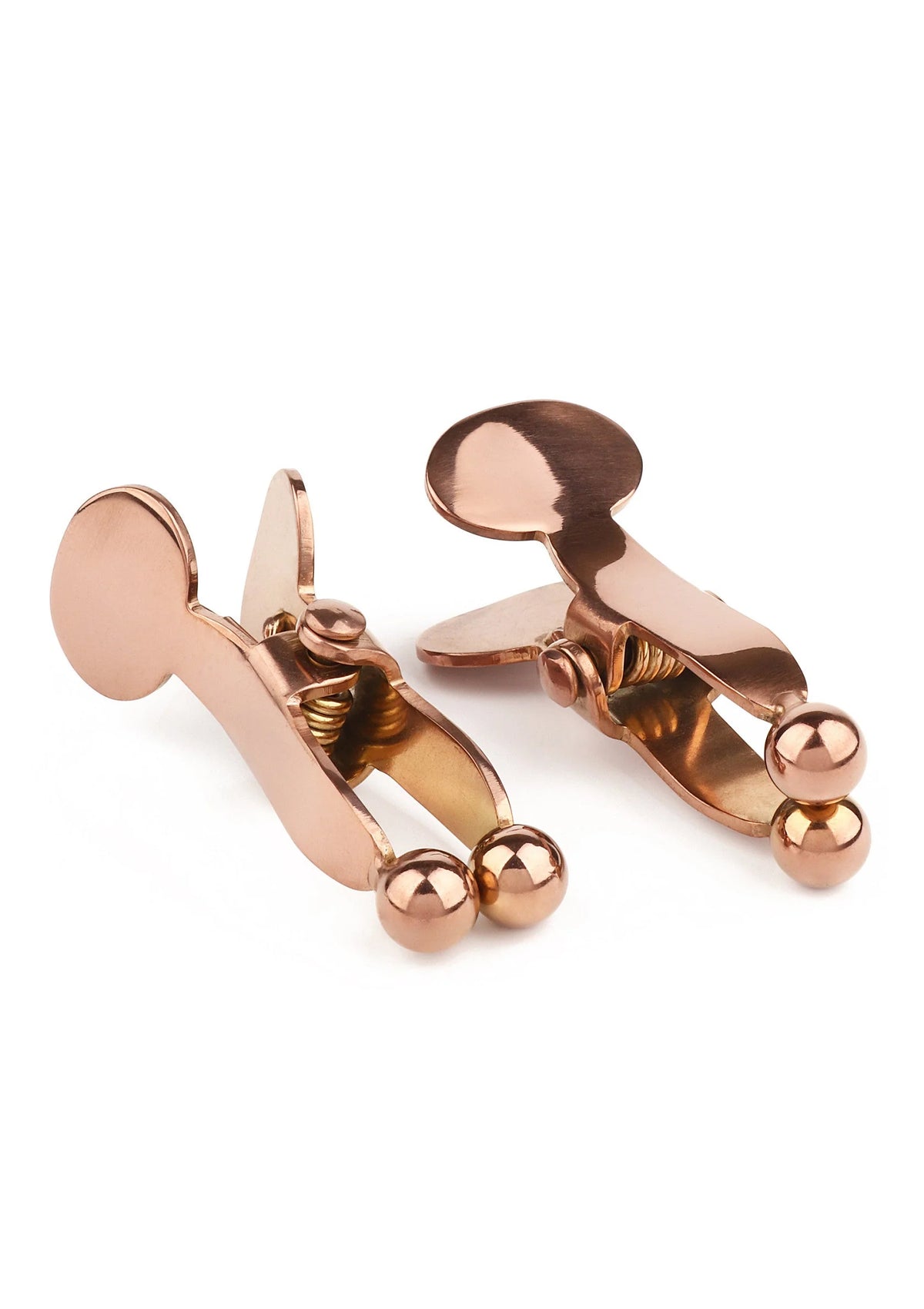 Bestel: Balls Pincher Nipple Clamps - bij Happytoys.nl, happytoys.be, Happytoys.ae: erotische sex webshop | liever Happy dan Easy ⭐⭐⭐⭐⭐ - Default Title - 38419 - ROSEGOLD