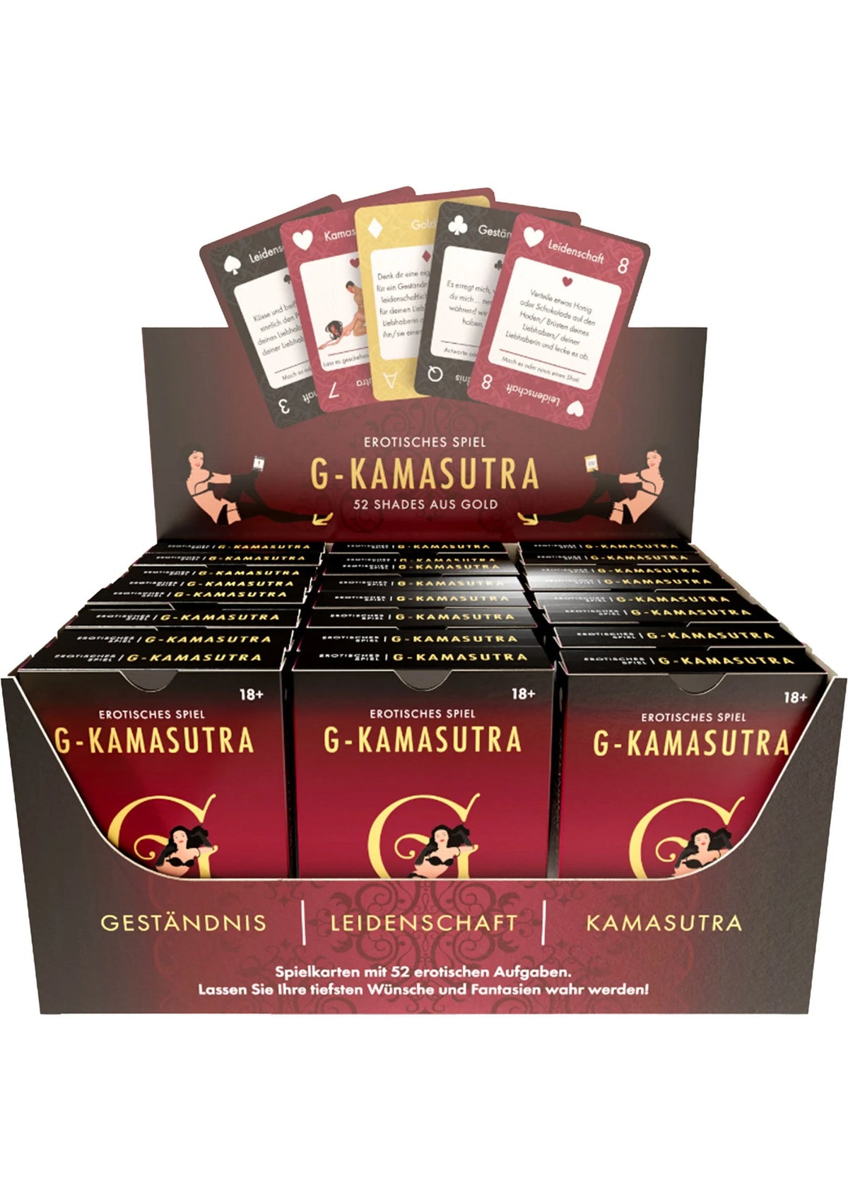 Bestel: G Kamasutra cards 24 pcs ENG/FR/DE - bij Happytoys.nl, happytoys.be, Happytoys.ae: erotische sex webshop | liever Happy dan Easy ⭐⭐⭐⭐⭐