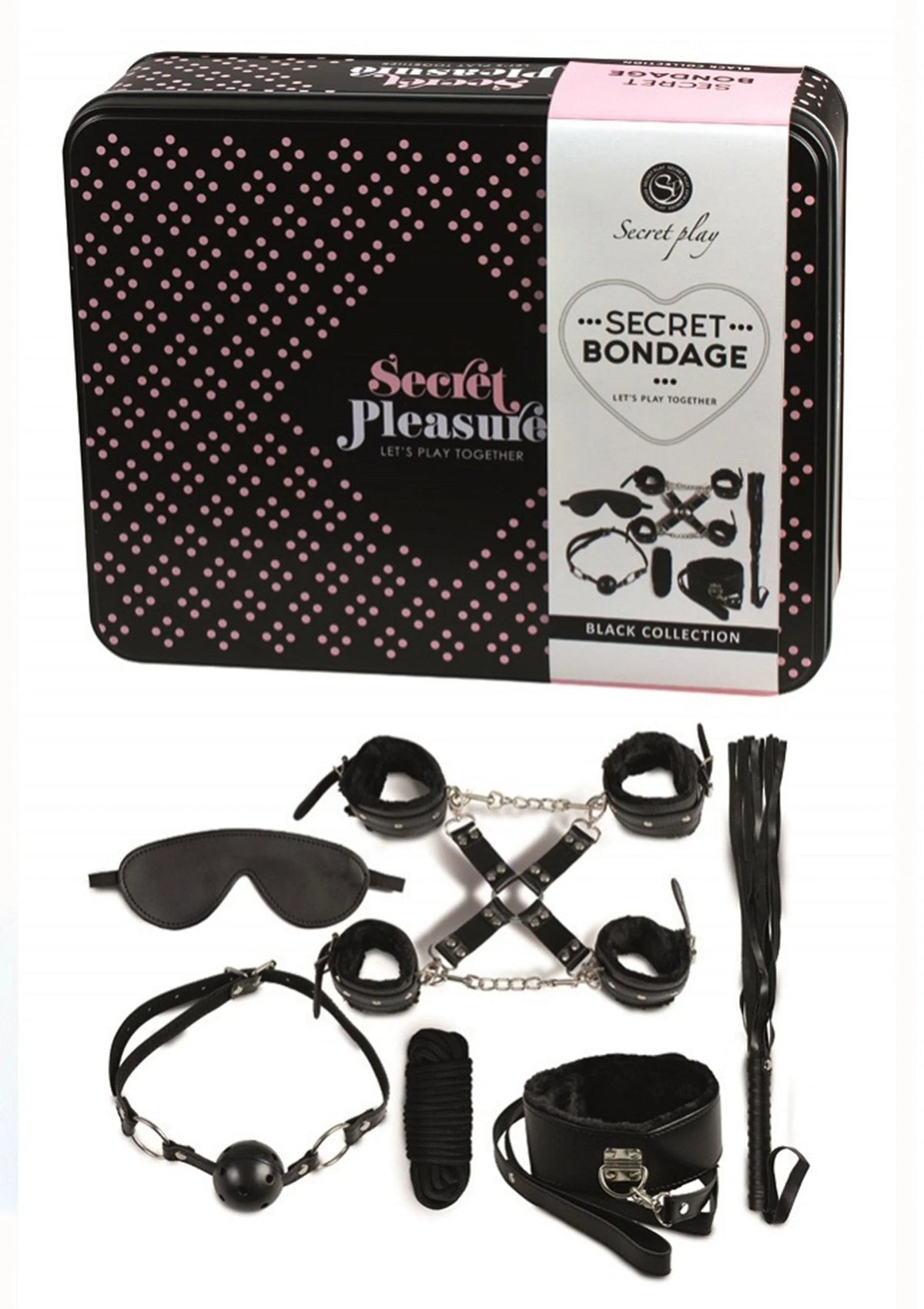 Bestel: Bondage Kit - bij Happytoys.nl, happytoys.be, Happytoys.ae: erotische sex webshop | liever Happy dan Easy βββββ - Default Title - 44300 - BLACK