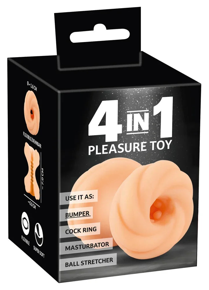 4in1 Pleasure Toy - Happytoys Sexshop: Toys for Feeling Happy & Easy 😊 - Discreet geleverd