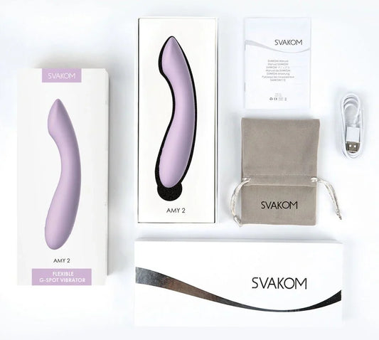 Amy 2 vibrator by SVAKOM - Happytoys Sexshop: Toys for Feeling Happy & Easy 😊 - Discreet geleverd