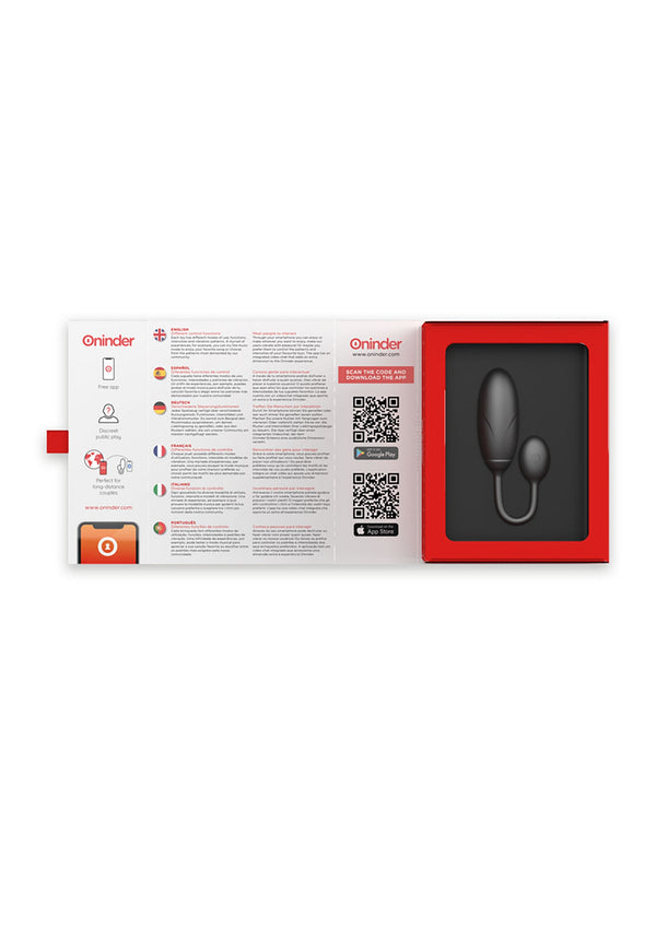 Bestel: Denver Vibrating Egg + App by Oninder - bij Happytoys.nl, happytoys.be, Happytoys.ae: erotische sex webshop | liever Happy dan Easy ⭐⭐⭐⭐⭐