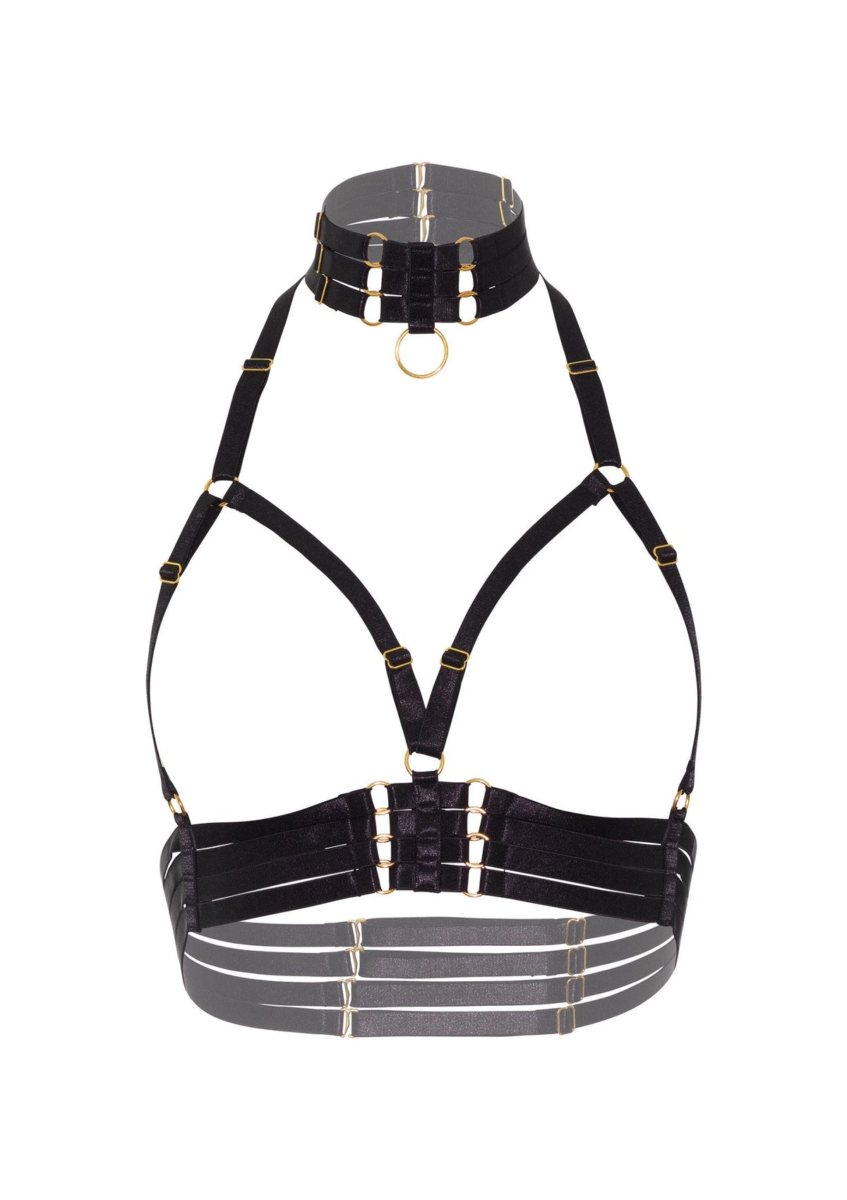 Bestel: Open Cup Bra Plus O - Ring Collar by Kinky Diva - bij Happytoys.nl, happytoys.be, Happytoys.ae: erotische sex webshop | liever Happy dan Easy βββββ