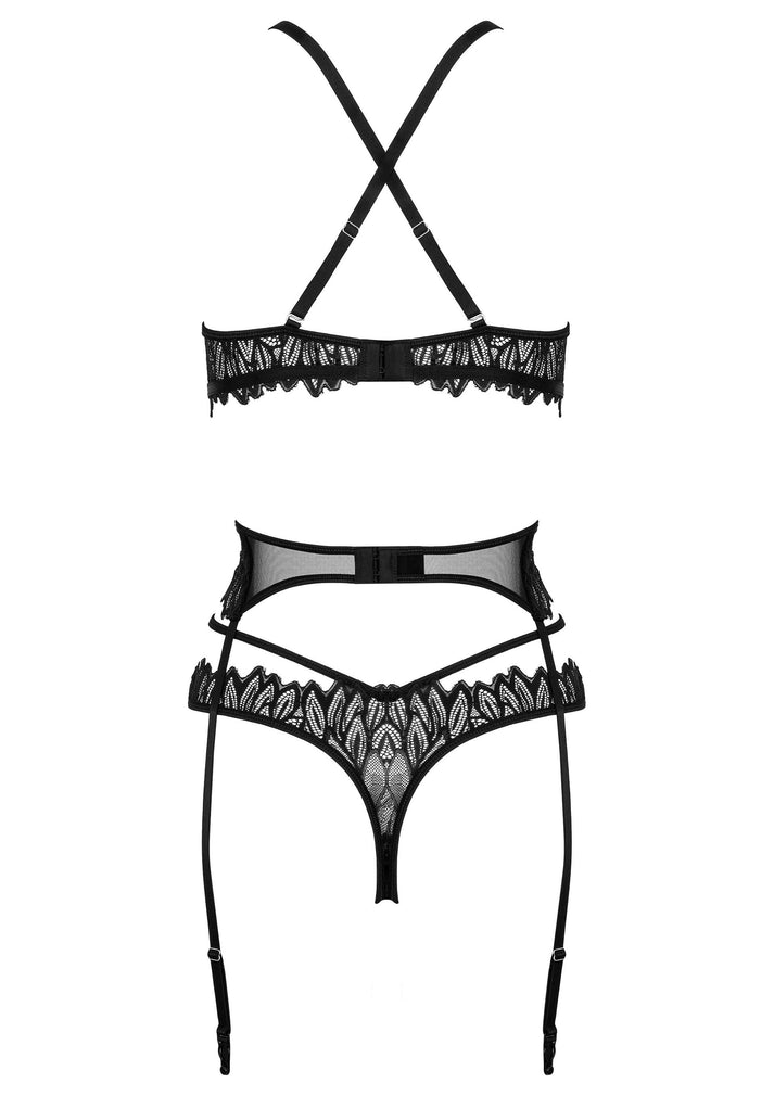 Bestel: 3 Pcs Set THP102 Bra, Panty and garter set by Kotek - bij Happytoys.nl, happytoys.be, Happytoys.ae: erotische sex webshop | liever Happy dan Easy βββββ