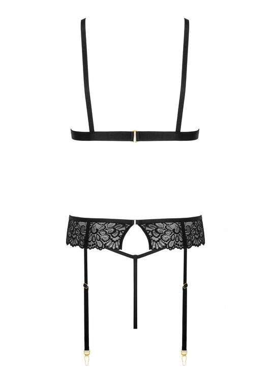 Bestel: 3 Pcs Set THP108 by Kotek - bij Happytoys.nl, happytoys.be, Happytoys.ae: erotische sex webshop | liever Happy dan Easy ⭐⭐⭐⭐⭐ - Default Title - 79902 - BLACK - S/M