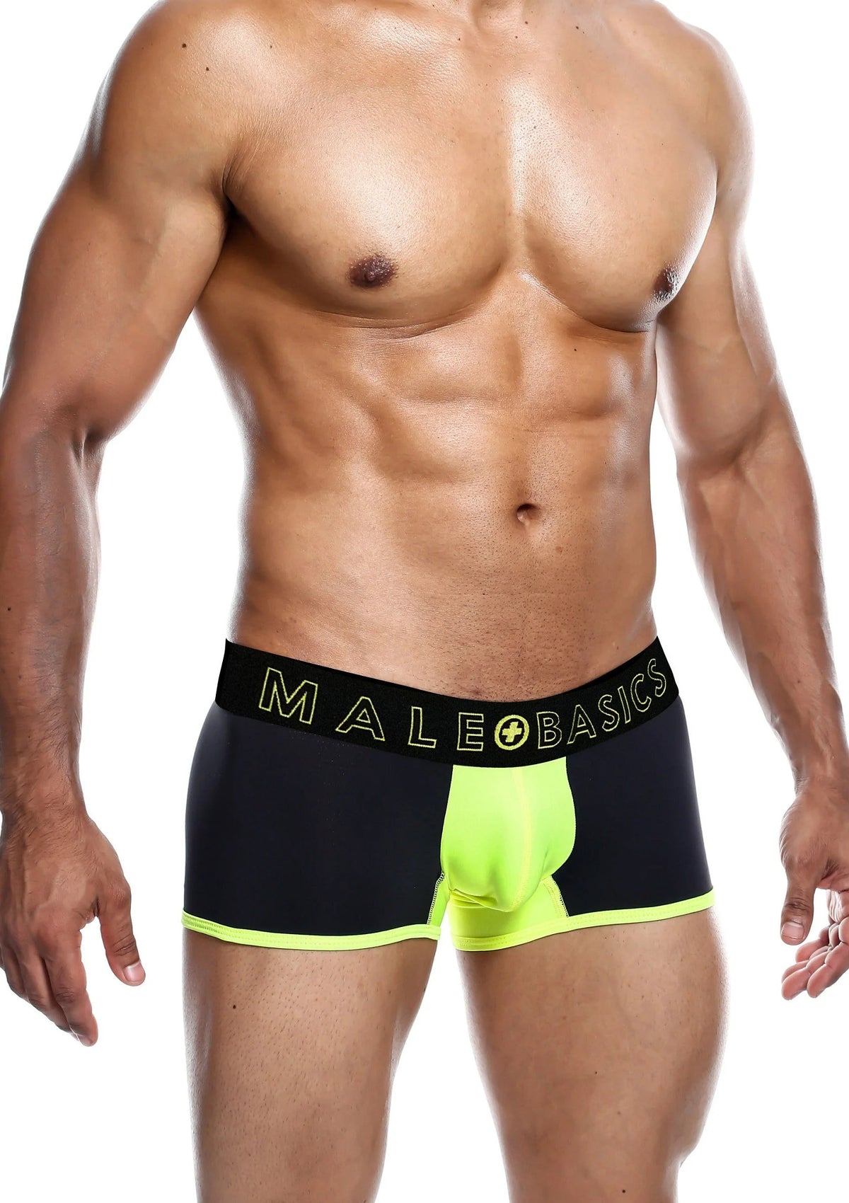 Bestel: MaleBasics Neon Trunk - bij Happytoys.nl, happytoys.be, Happytoys.ae: erotische sex webshop | liever Happy dan Easy βββββ - Default Title - 81204 - YELLOW - M