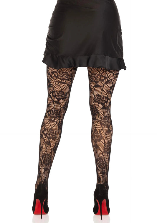 Bestel: Wild Rose Net Pantyhose by Leg Avenue - bij Happytoys: de erotische sex webshop | liever Happy dan Easy ⭐⭐⭐⭐⭐