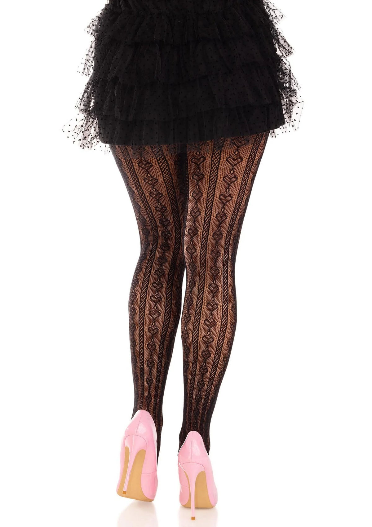Bestel: Sweetheart Striped Net Pantyhose - bij Happytoys.nl, happytoys.be, Happytoys.ae: erotische sex webshop | liever Happy dan Easy βββββ