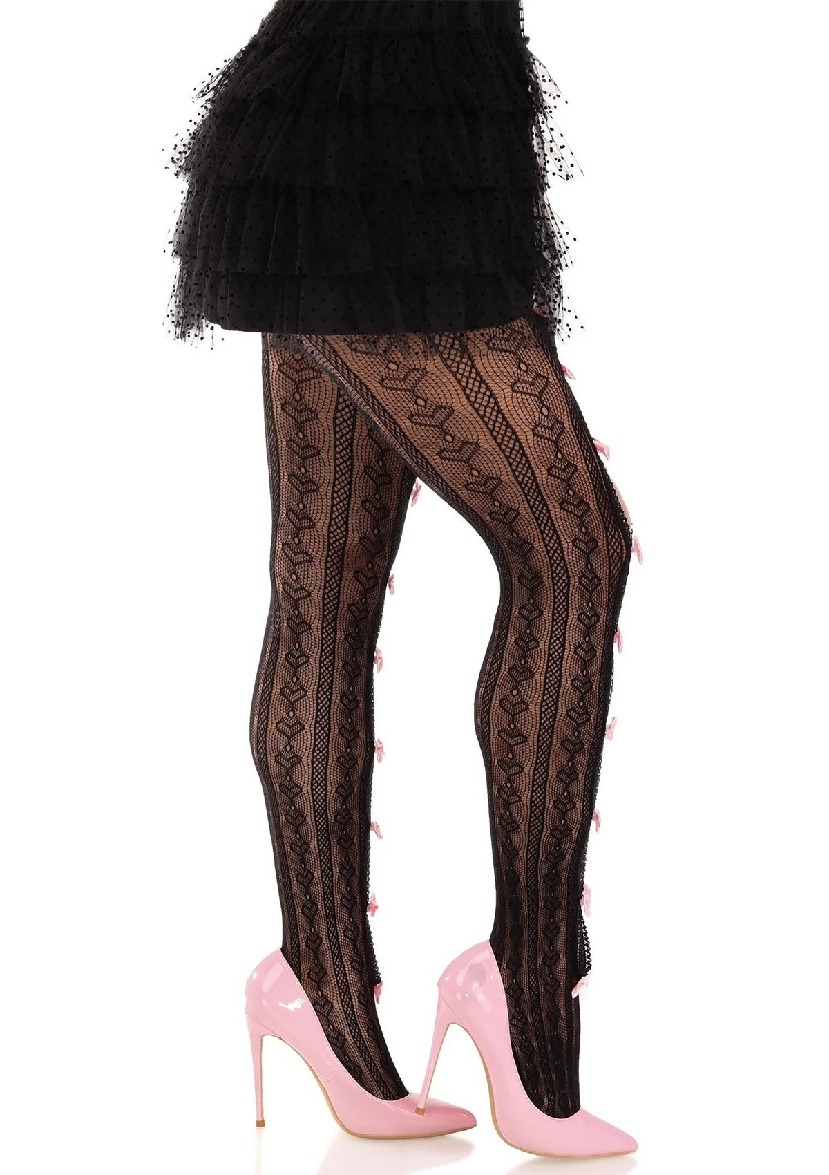 Bestel: Sweetheart Striped Net Pantyhose - bij Happytoys.nl, happytoys.be, Happytoys.ae: erotische sex webshop | liever Happy dan Easy βββββ