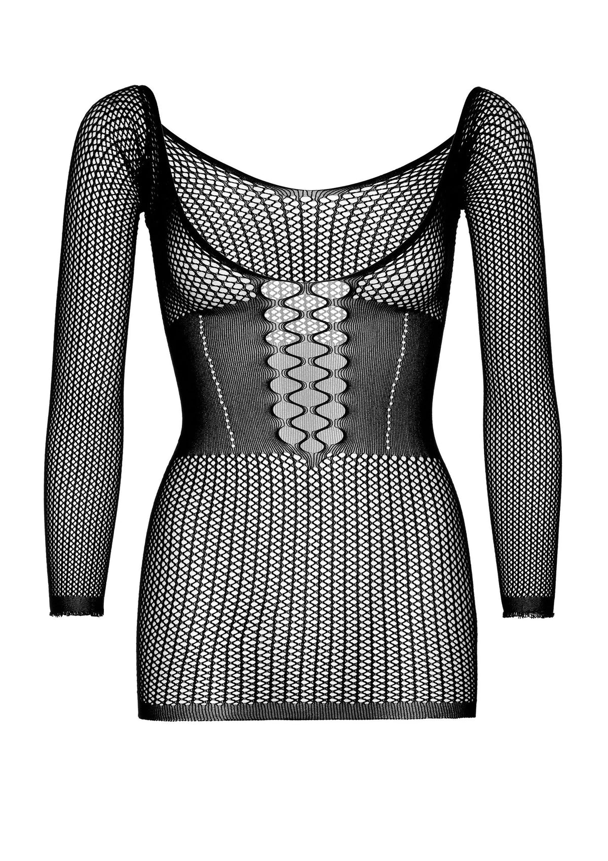 Bestel: Net Long Sleeve Mini Dress - bij Happytoys.nl, happytoys.be, Happytoys.ae: erotische sex webshop | liever Happy dan Easy βββββ
