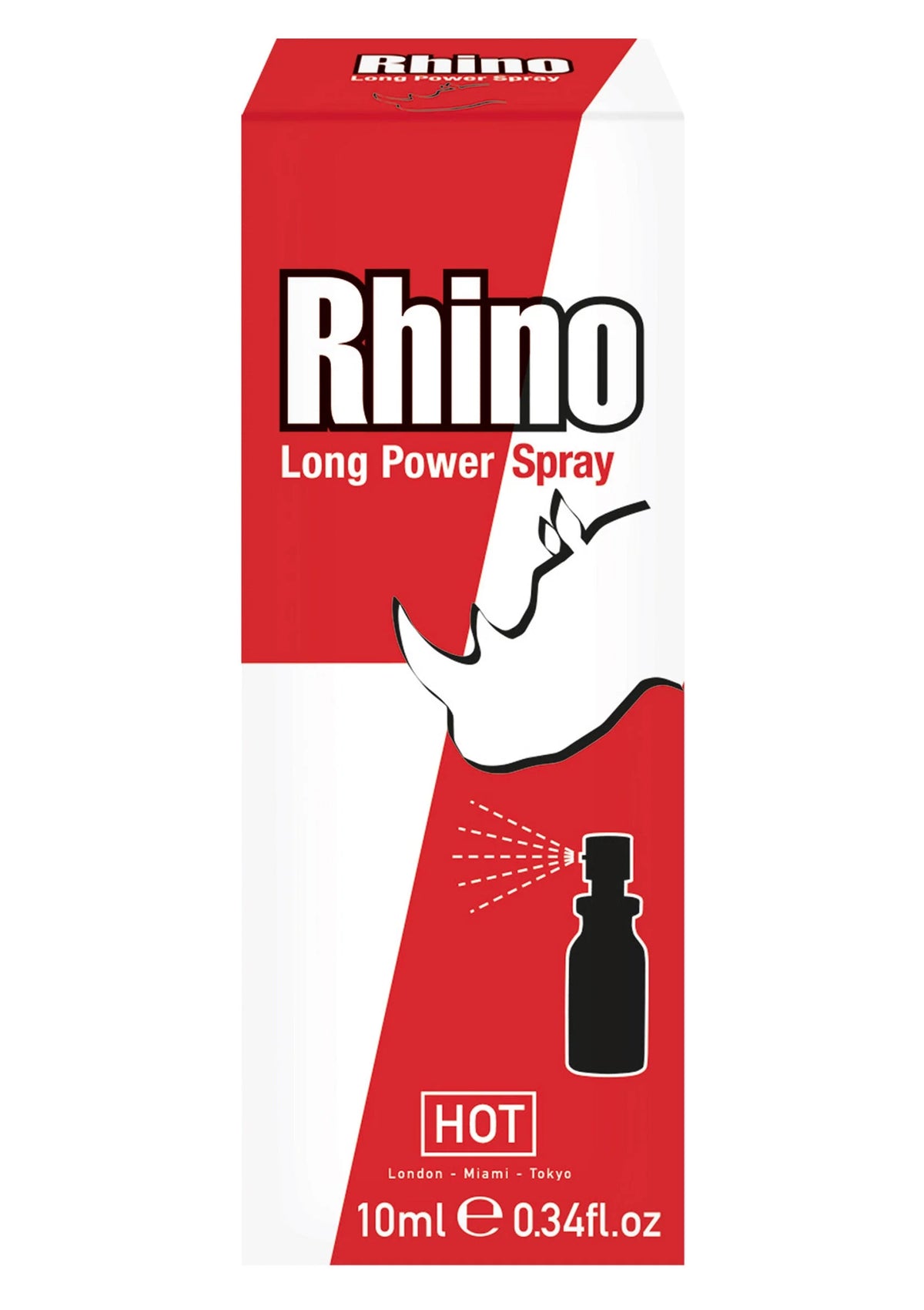 Bestel: Rhino Long Power Spray 10 ml by Hot Pronino - bij Happytoys: de erotische sex webshop | liever Happy dan Easy ⭐⭐⭐⭐⭐