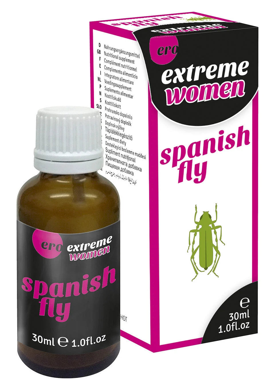 Bestel: Extreme Women Spanish Fly 30 ml - bij Happytoys.nl, happytoys.be, Happytoys.ae: erotische sex webshop | liever Happy dan Easy ⭐⭐⭐⭐⭐ - Default Title - 90330 - NATUREL - 30