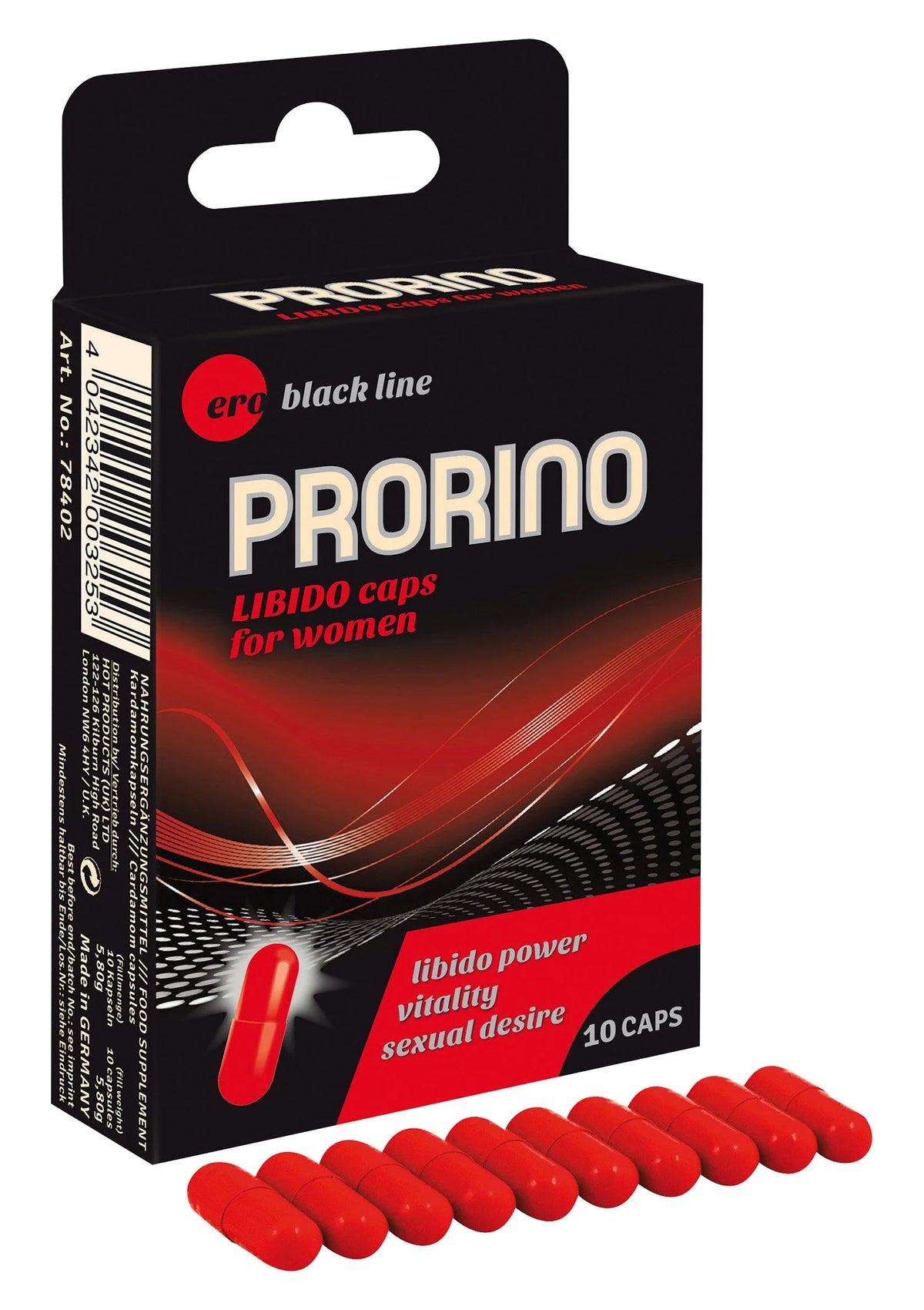 Bestel: Prorino Libido Caps For Women 10 pcs - bij Happytoys.nl, happytoys.be, Happytoys.ae: erotische sex webshop | liever Happy dan Easy βββββ - Default Title - 90364 - NATUREL