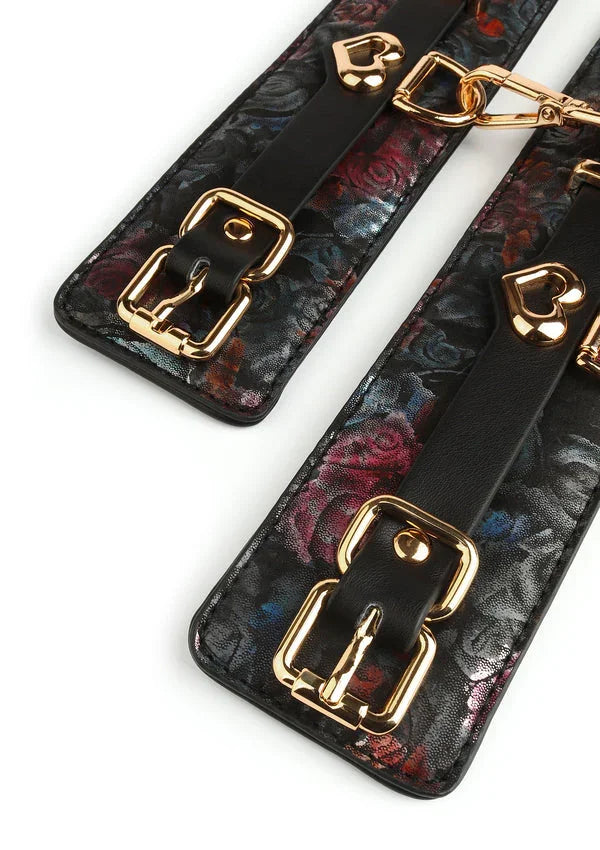 Bestel: Floral Jacquard Wrist Cuffs by Geisha - bij Happytoys.nl, happytoys.be, Happytoys.ae: erotische sex webshop | liever Happy dan Easy βββββ
