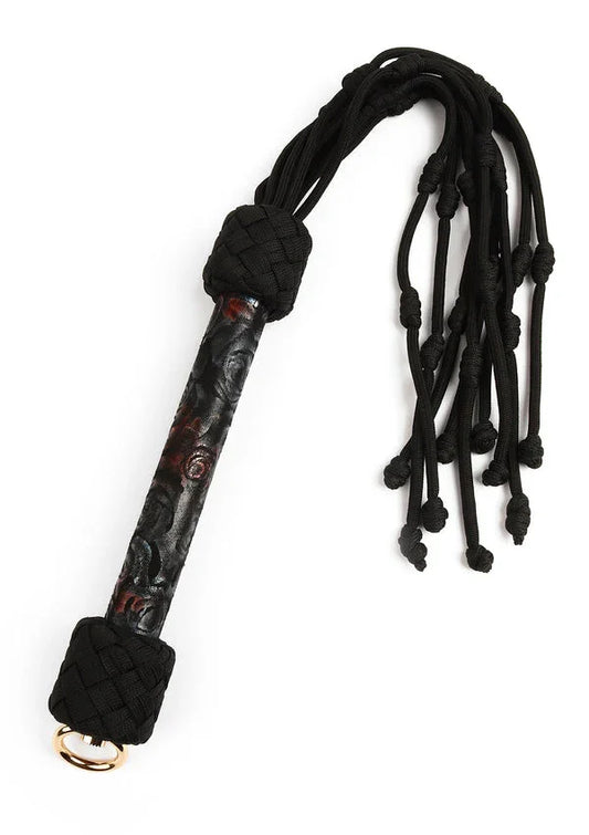 Bestel: Floral Jacquard Bloom Bud Flogger by Geisha - bij Happytoys.nl, happytoys.be, Happytoys.ae: erotische sex webshop | liever Happy dan Easy ⭐⭐⭐⭐⭐