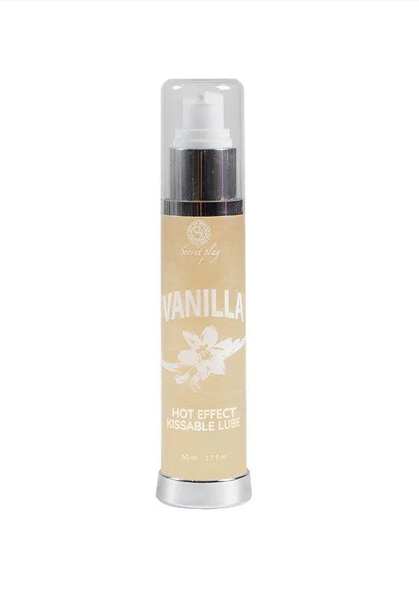 Bestel: Hot Effect Kissable Lubricant by Secret Play - glijmiddel bij Happytoys.nl, happytoys.be, Happytoys.ae: erotische sex webshop | liever Happy dan Easy ⭐⭐⭐⭐⭐ - Vanilla - 92310 - VANILLA - 50