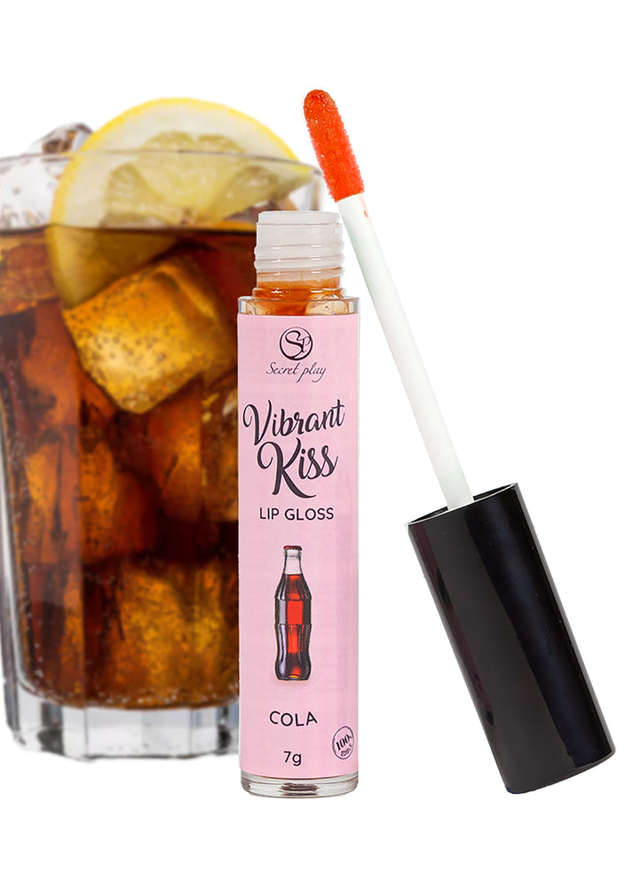 Bestel: Lip Gloss Vibrant Kiss by Secret Play - bij Happytoys.nl, happytoys.be, Happytoys.ae: erotische sex webshop | liever Happy dan Easy ⭐⭐⭐⭐⭐ - Cola - 92321 - COLA - 6