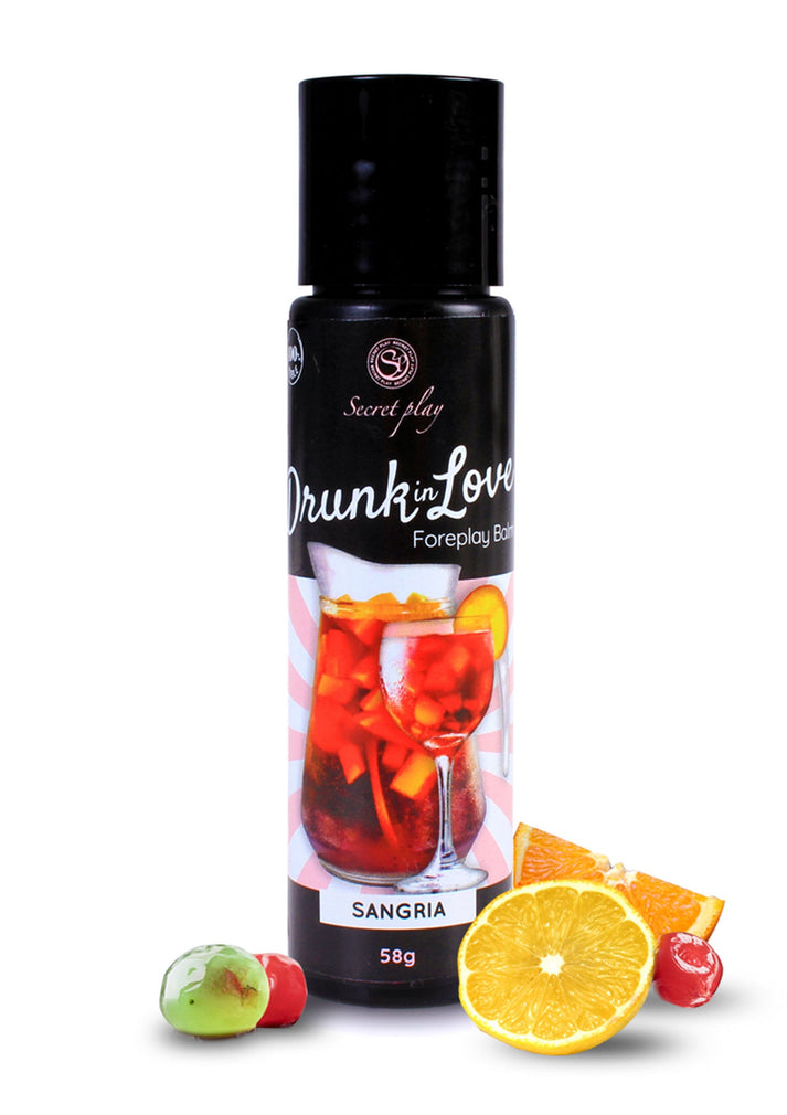 Bestel: Drunk in Love Foreplay Balm by Secret Play - bij Happytoys.nl, happytoys.be, Happytoys.ae: erotische sex webshop | liever Happy dan Easy ⭐⭐⭐⭐⭐ - Sangria - 92325 - SANGRIA - 60