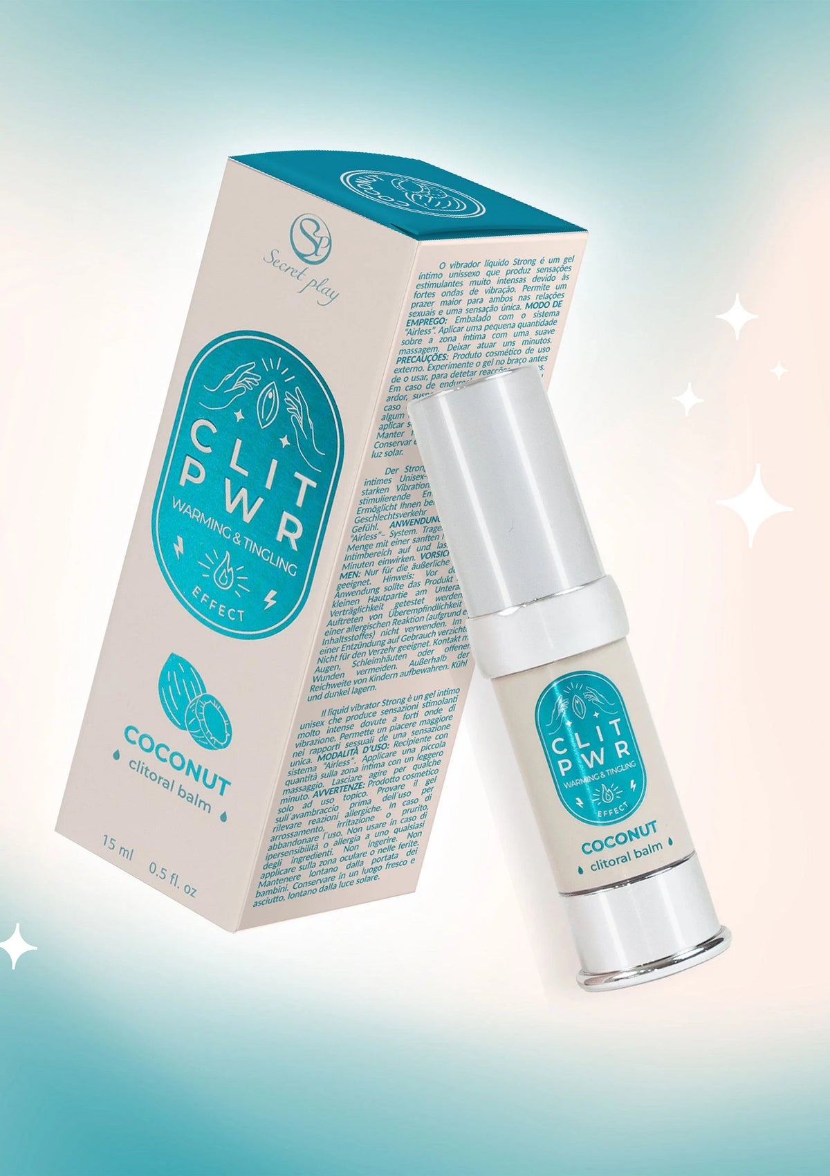 Bestel: Clit Pwr Clitoral Balm 15 ml by Secret Play - bij Happytoys.nl, happytoys.be, Happytoys.ae: erotische sex webshop | liever Happy dan Easy ⭐⭐⭐⭐⭐